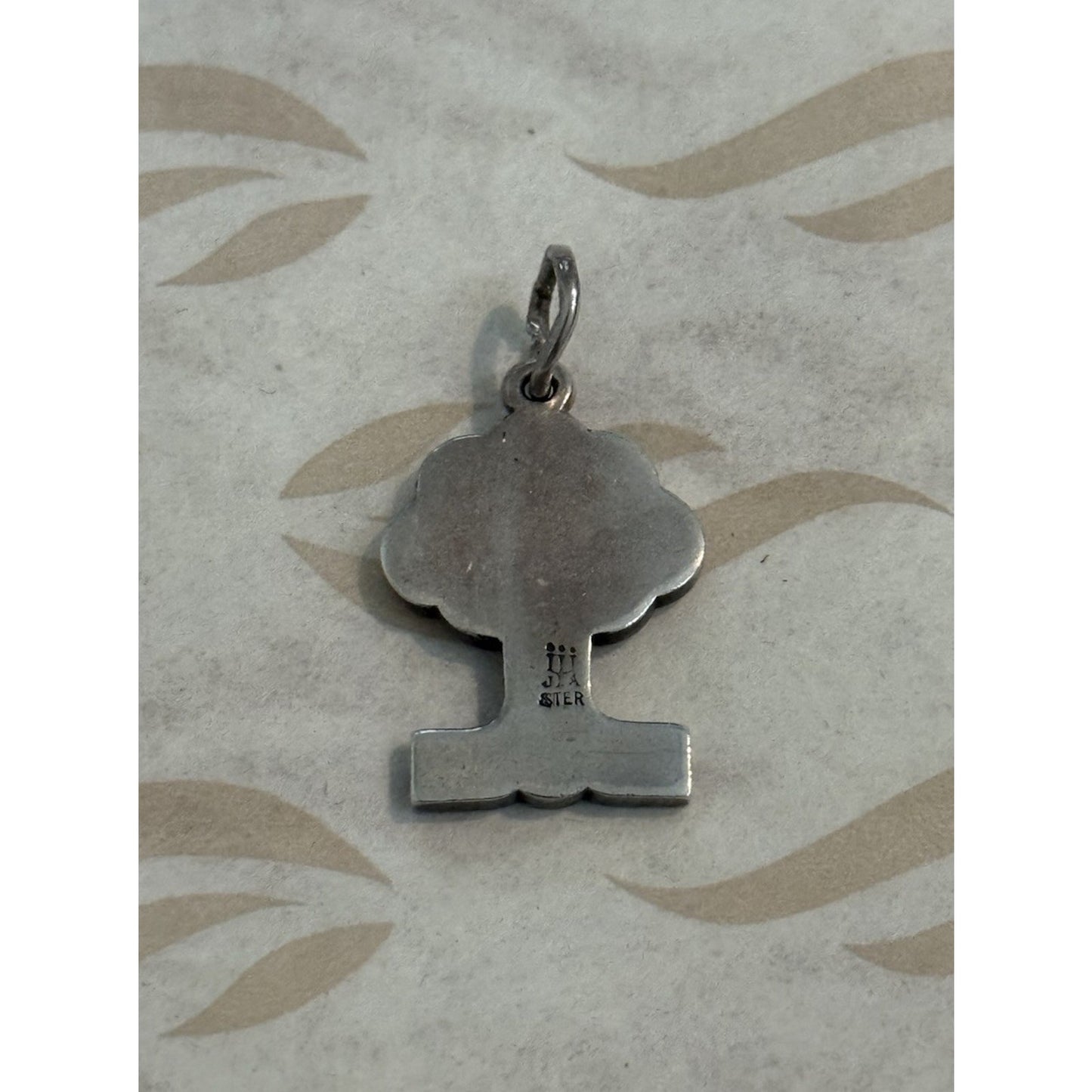 James Avery Retired Sterling Silver Cross Tree Charm Pre-Owned