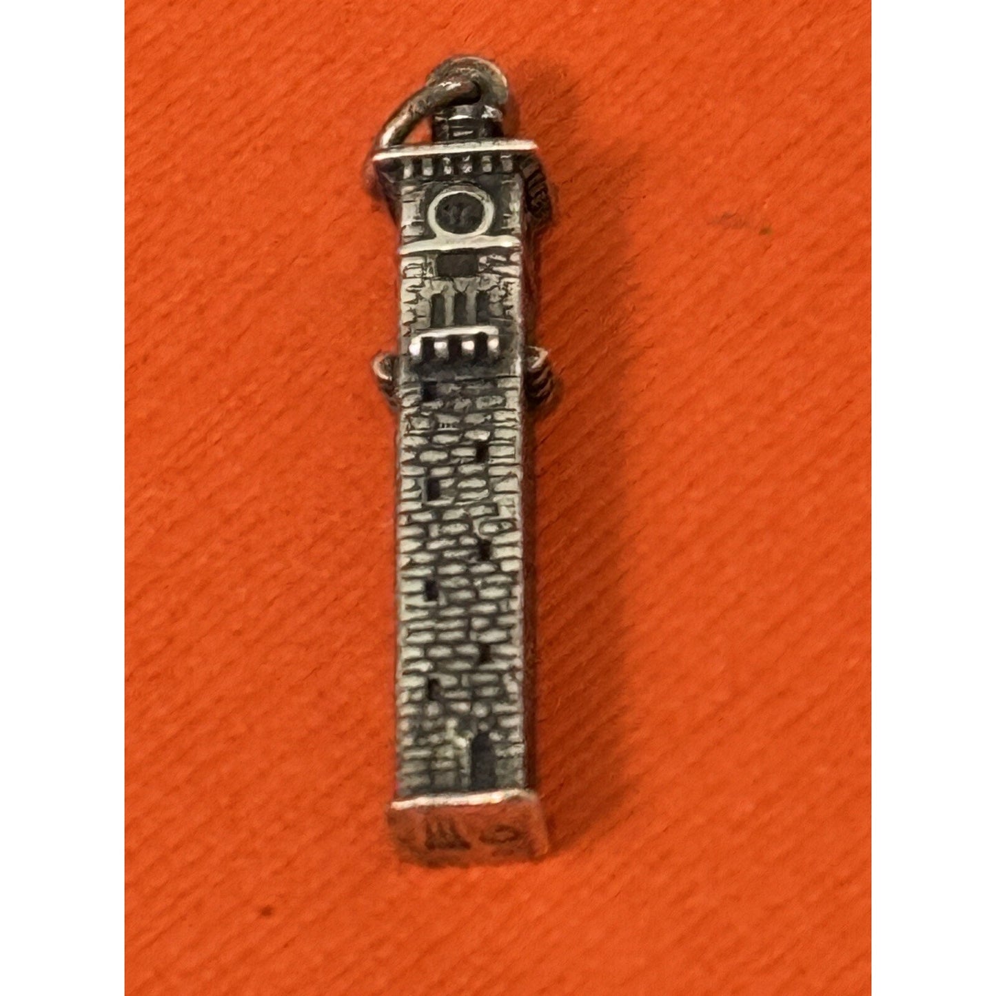 James Avery Retired RARE HTF Silver Fort Sam Houston Quadrangle Clock Tower Pre-Owned