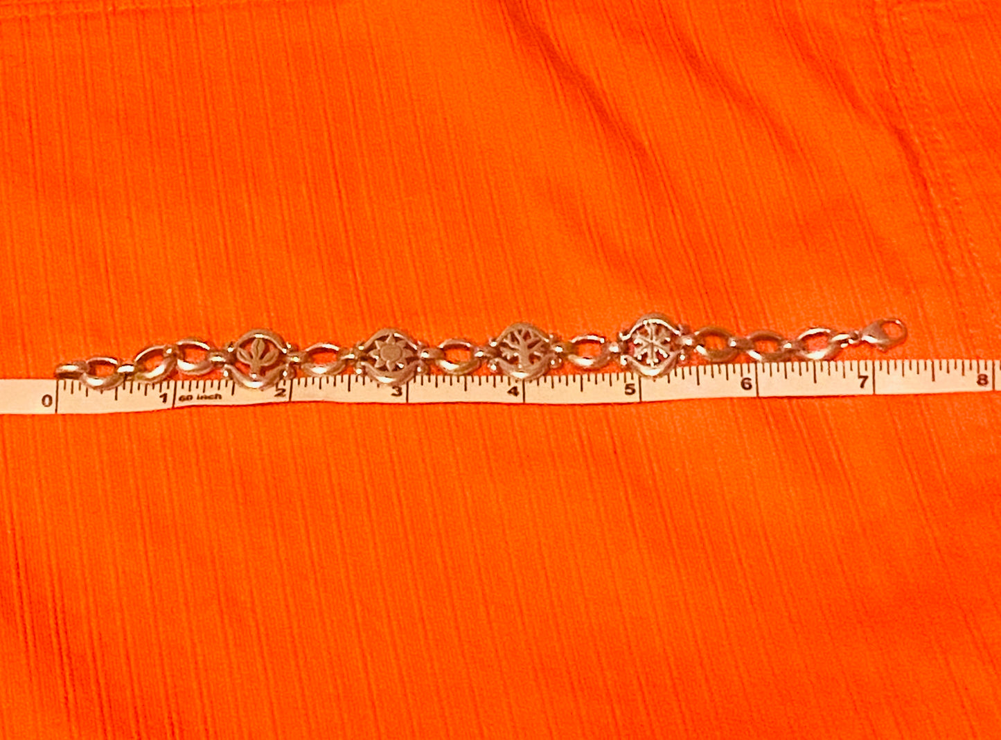 Preowned James Avery Retired Silver Four Seasons Bracelet