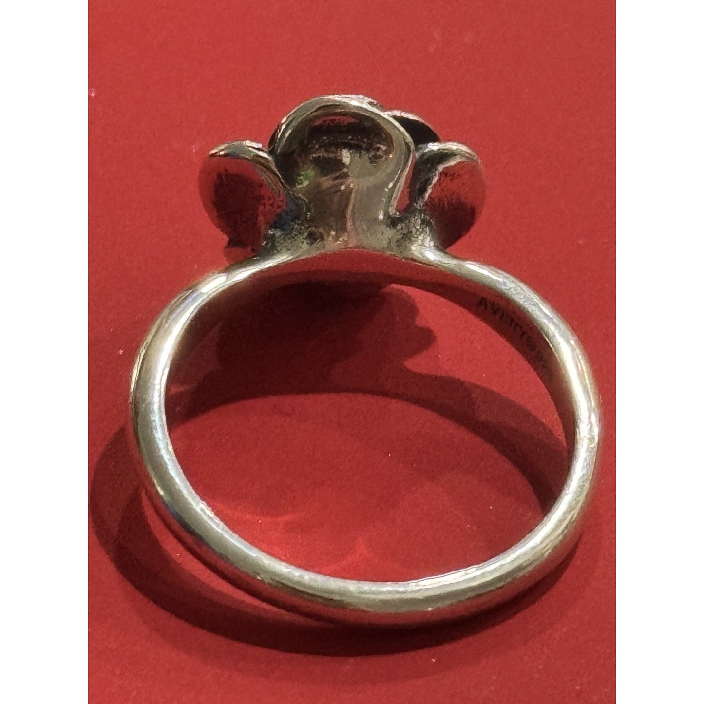 James Avery Retired Sterling Silver Rose Blossom Ring Size 9 Pre-Owned