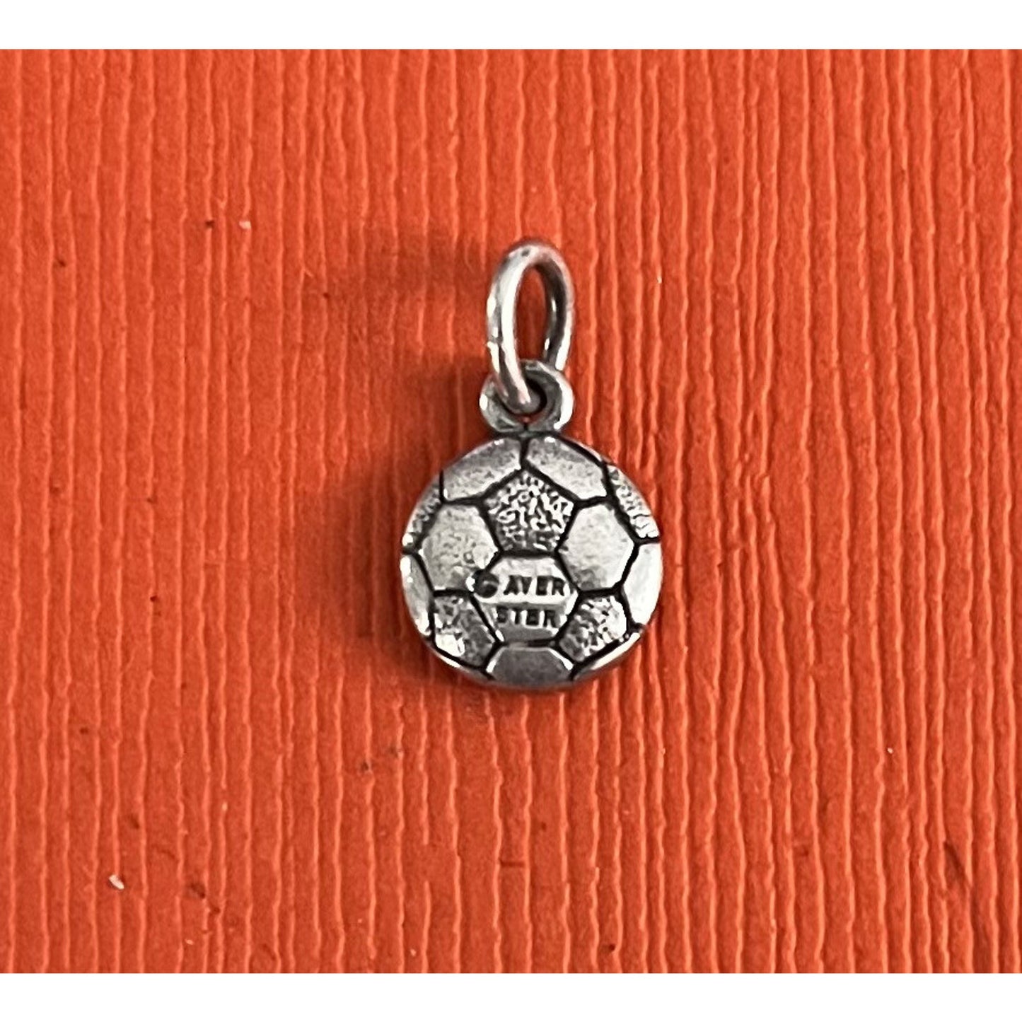 James Avery Retired Sterling Silver Soccer Ball Charm Pre-Owned