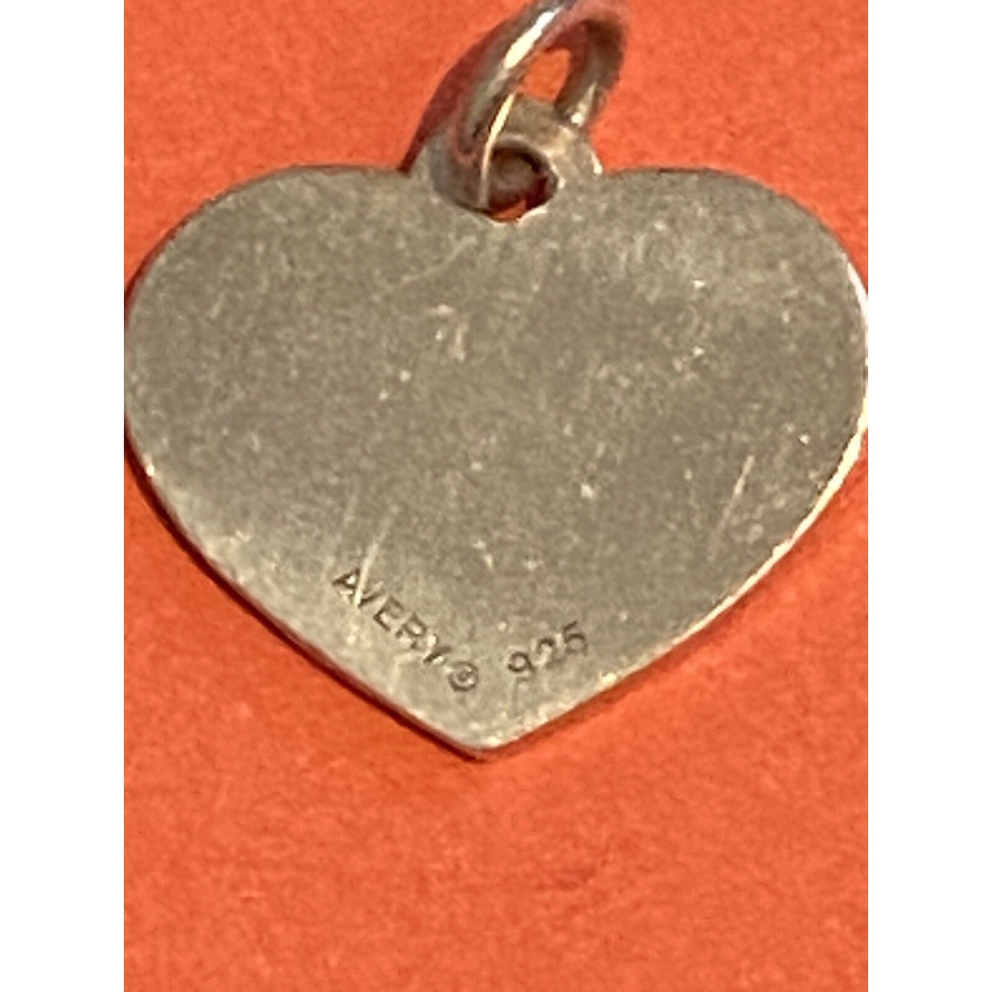 James Avery Retired Sterling Silver 2018 Year In Heart Charm Pre-Owned