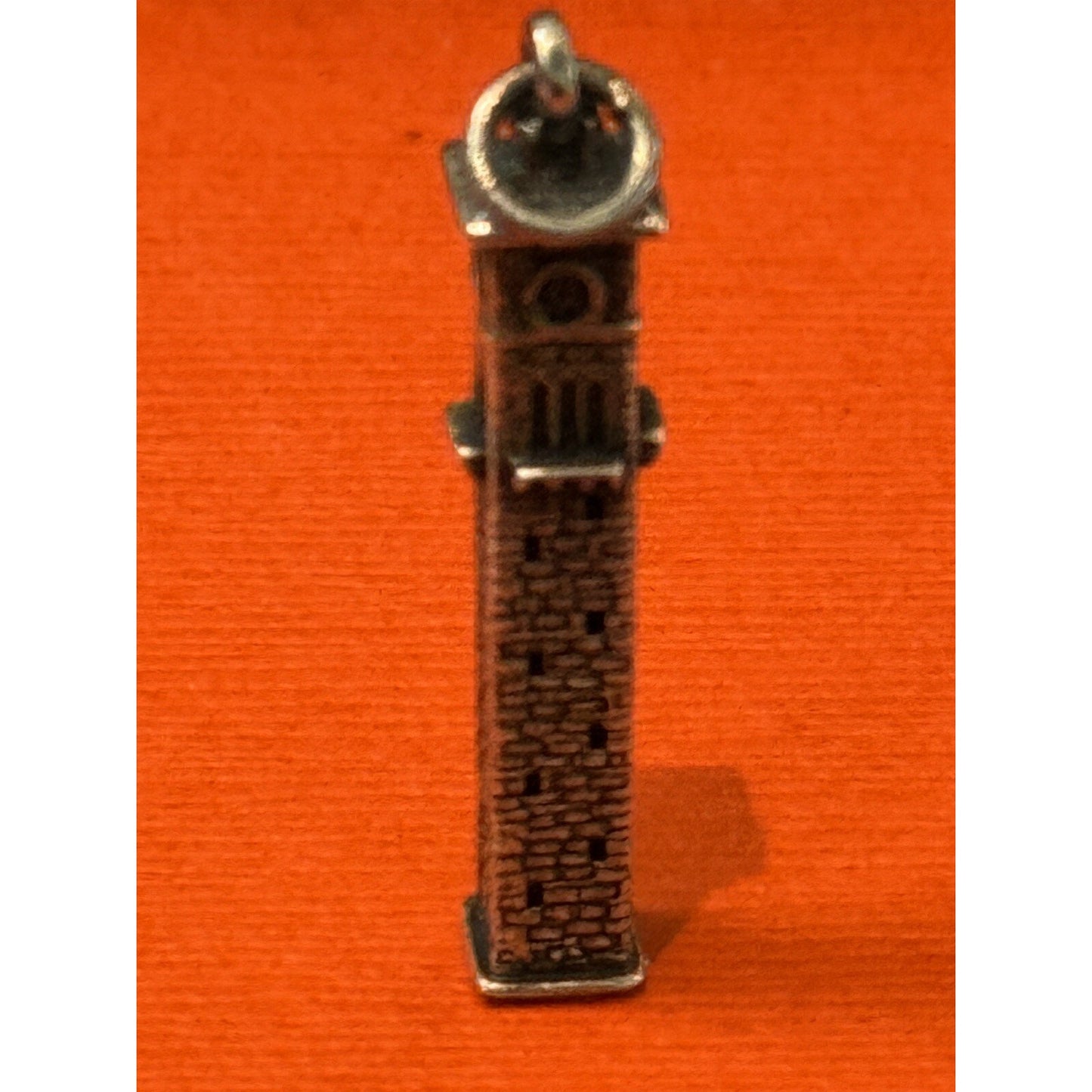 James Avery Retired RARE HTF Silver Fort Sam Houston Quadrangle Clock Tower Pre-Owned