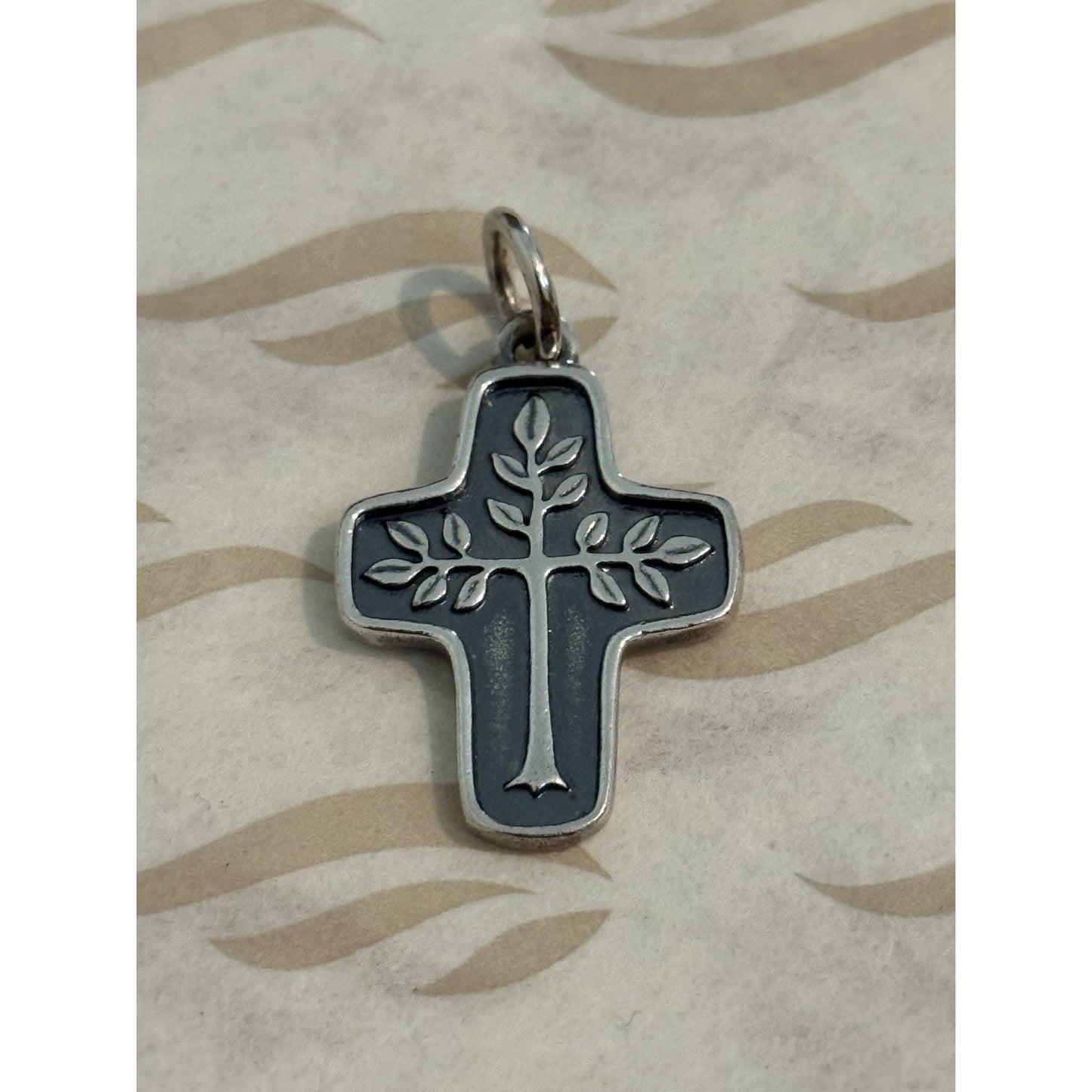 Pre Owned James Avery RARE Retired Sterling Silver Tree of Life Charm or Pendant