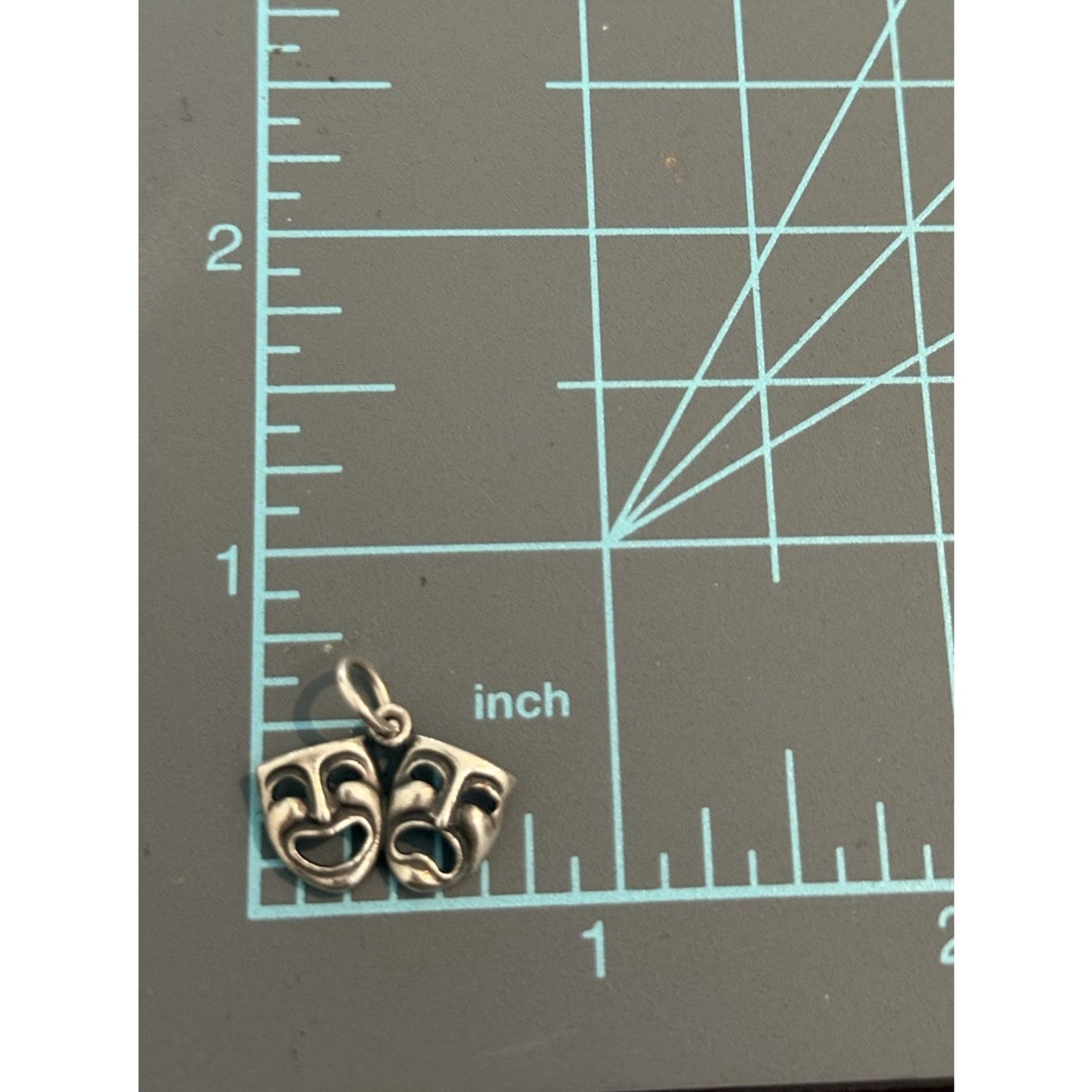 James Avery Retired Sterling Silver Drama Theater Mask Charm Pre-Owned