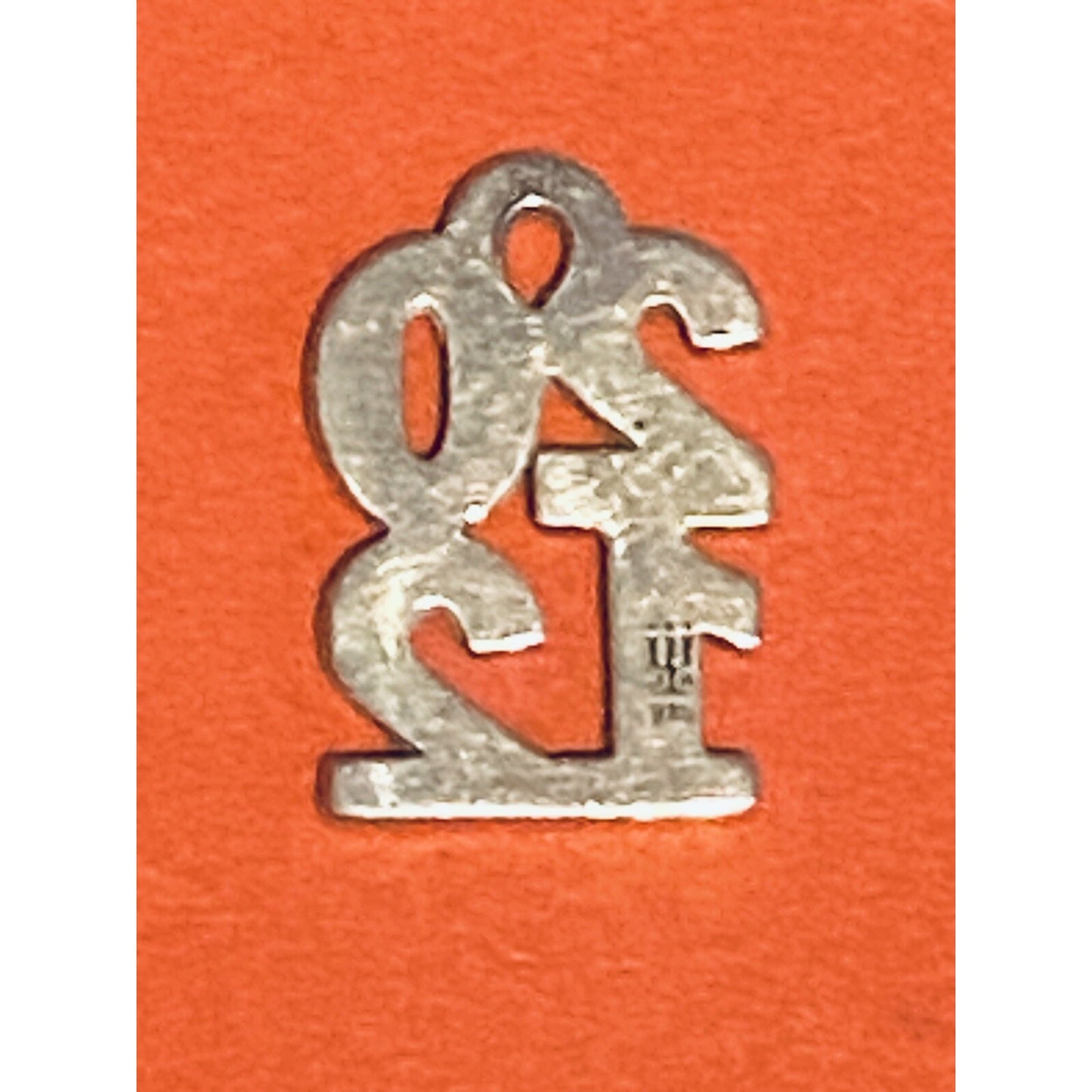 James Avery Retired Sterling Silver Stacked 2012 Year Charm Pre-Owned