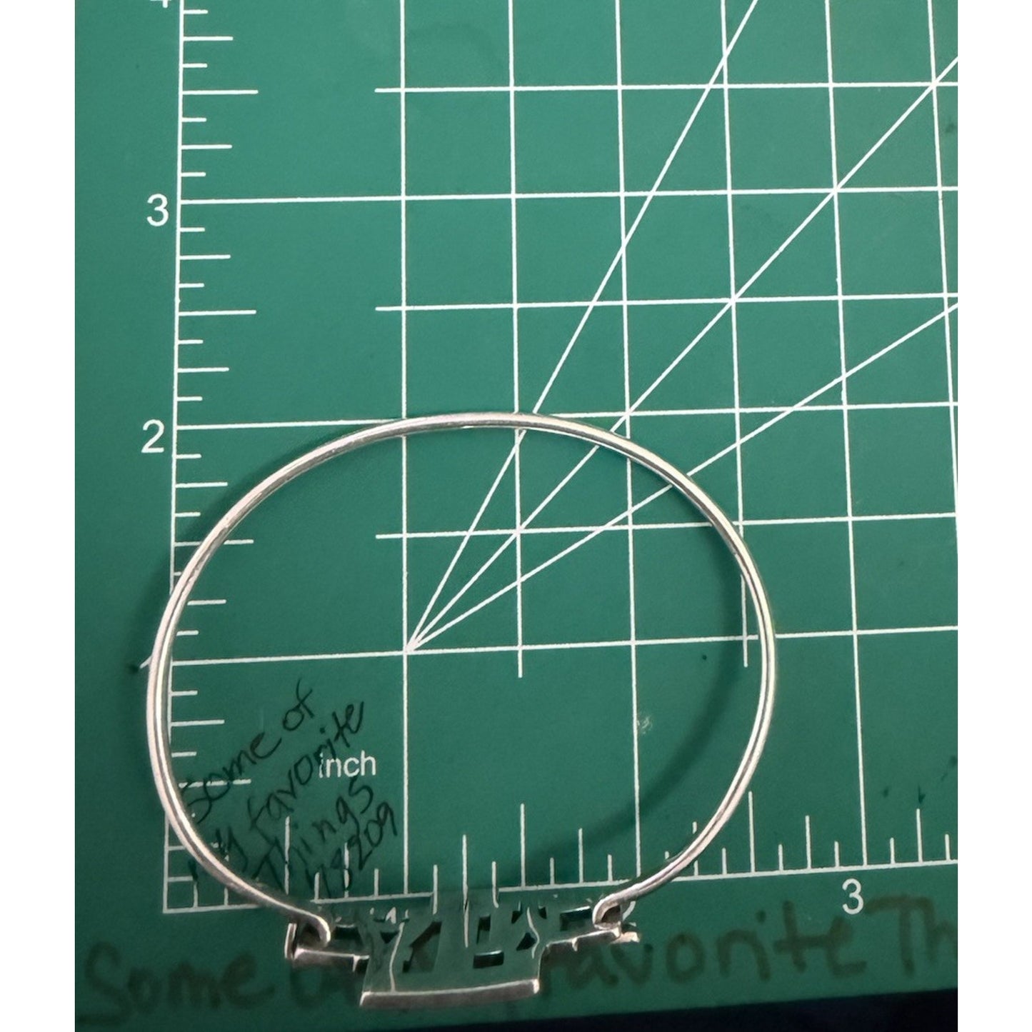 Pre owned James Avery Retired Sterling Silver Texas A&M Clip-on Bracelet
