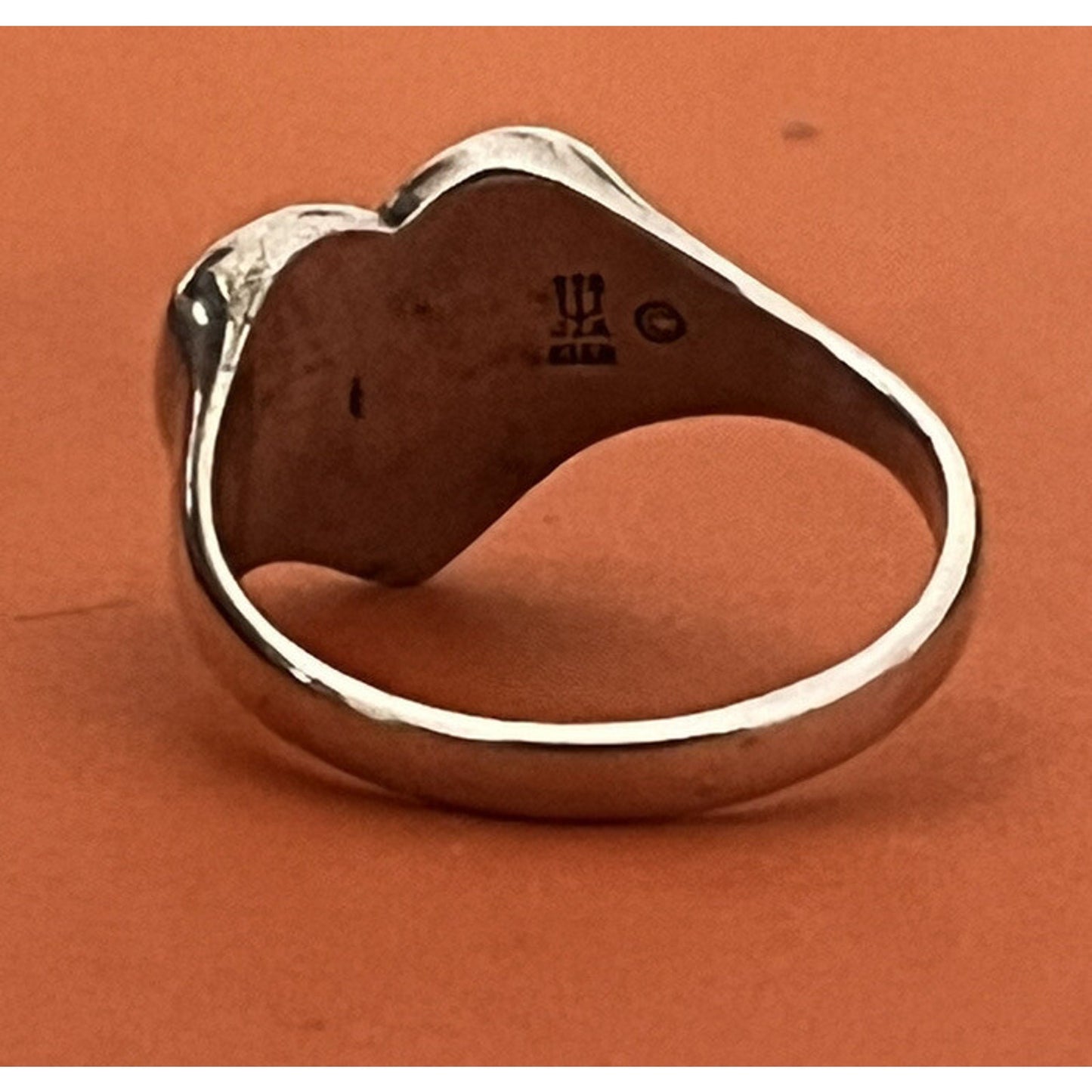 James Avery Retired Sterling Silver Vintage Heart Ring Size 5 Pre-Owned