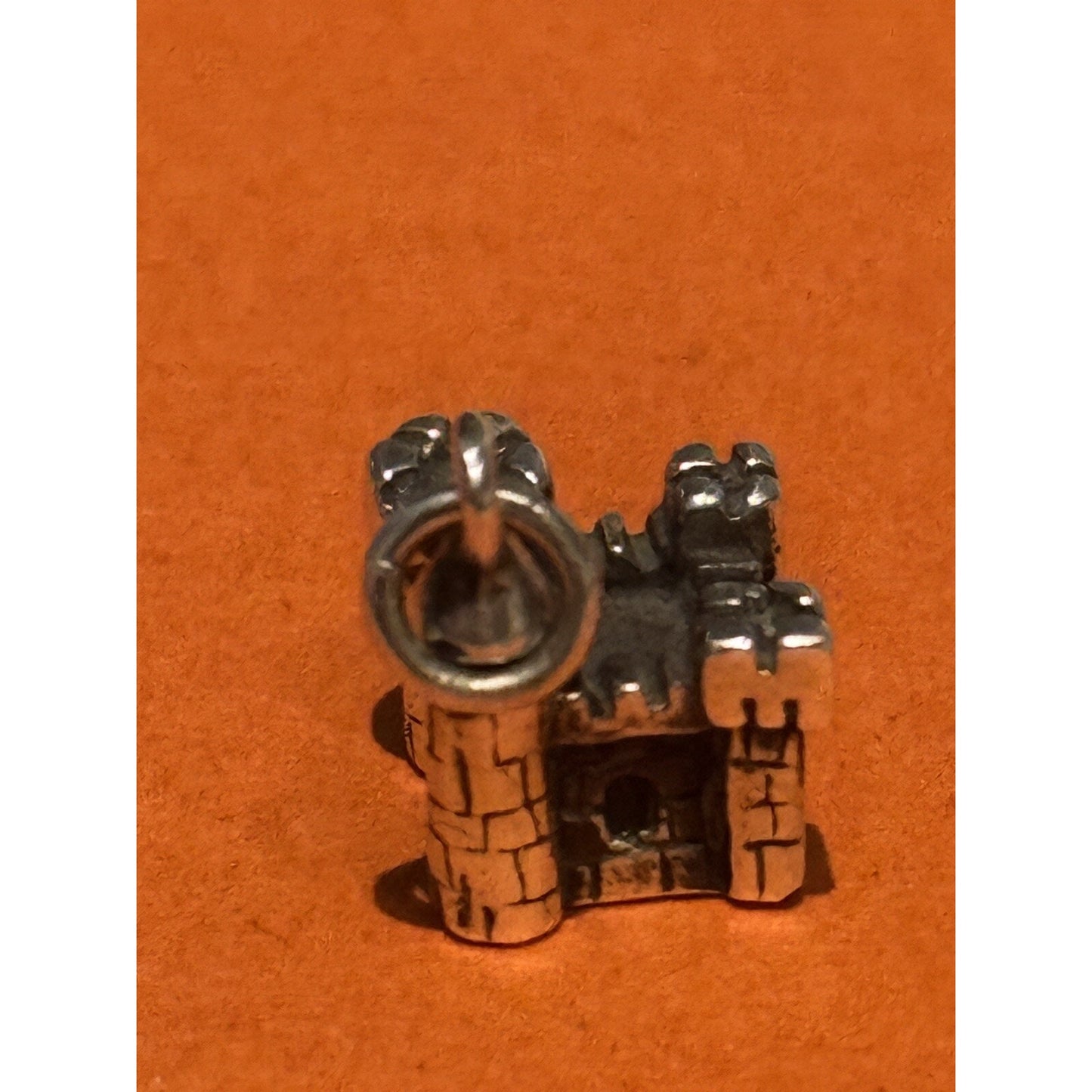 James Avery Retired Silver Sand Castle Beach Theme Charm Pre-Owned