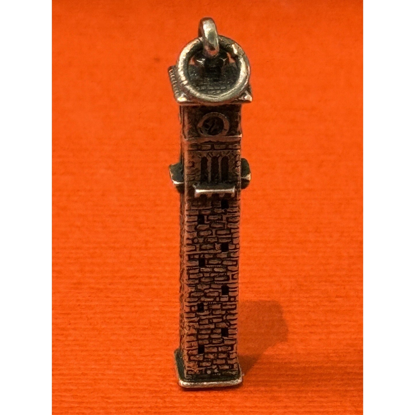 James Avery Retired RARE HTF Silver Fort Sam Houston Quadrangle Clock Tower Pre-Owned