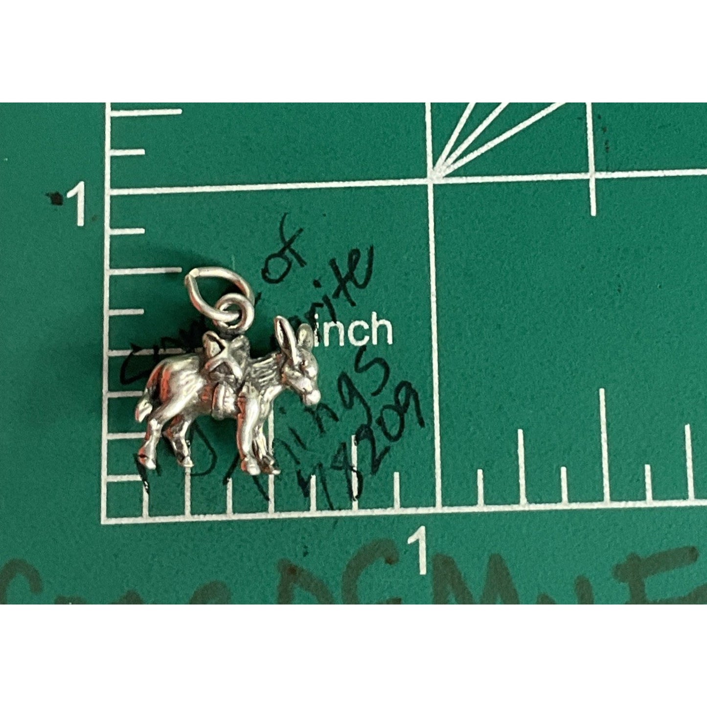 Vintage Sterling Silver Donkey Charm
