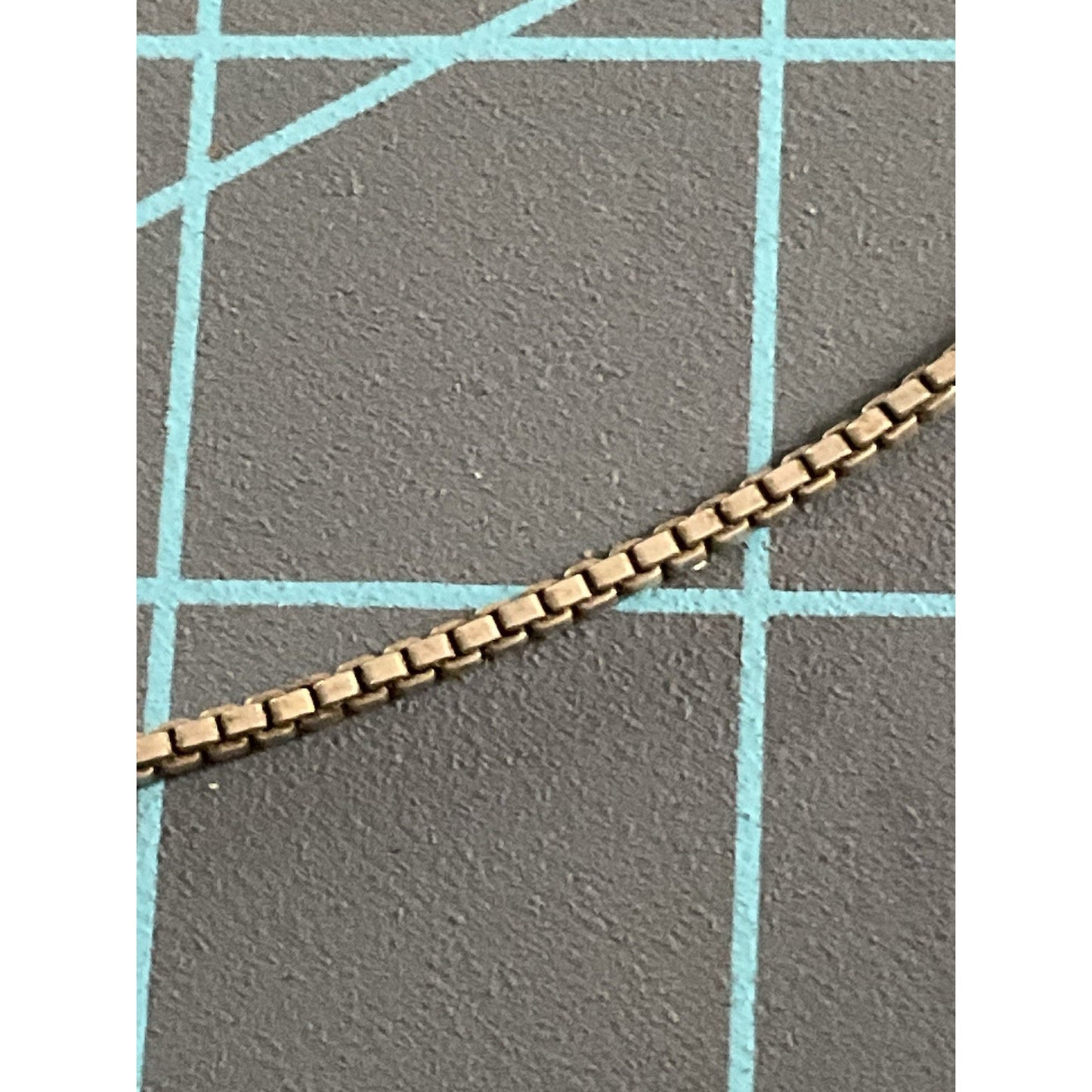 Vintage Sterling Turquoise Native American Signed Cross Pendant & 24” Chain 925