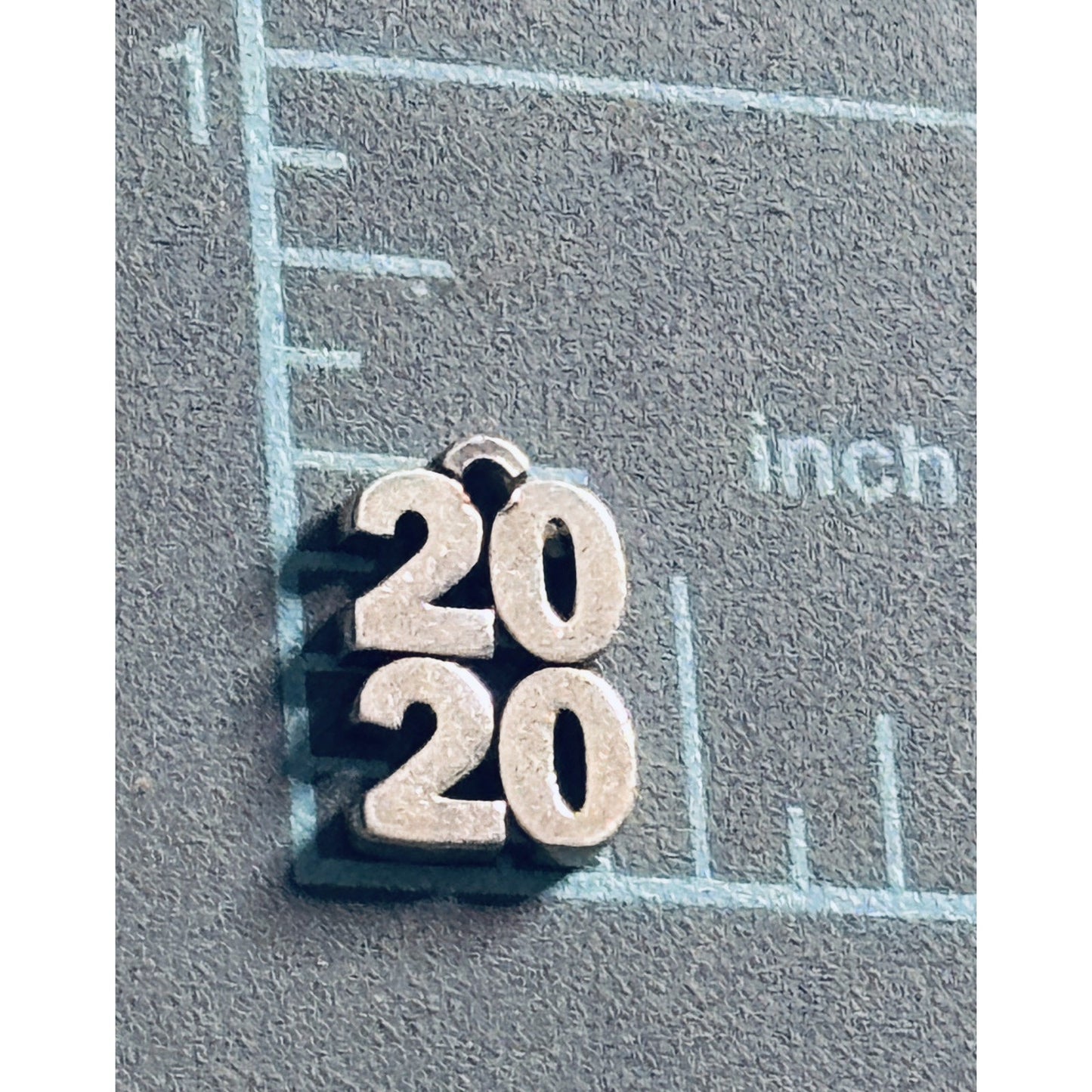 Pre owned James Avery Retired 925 Sterling Silver 2020 Stacked Charm Birthday Anniversary