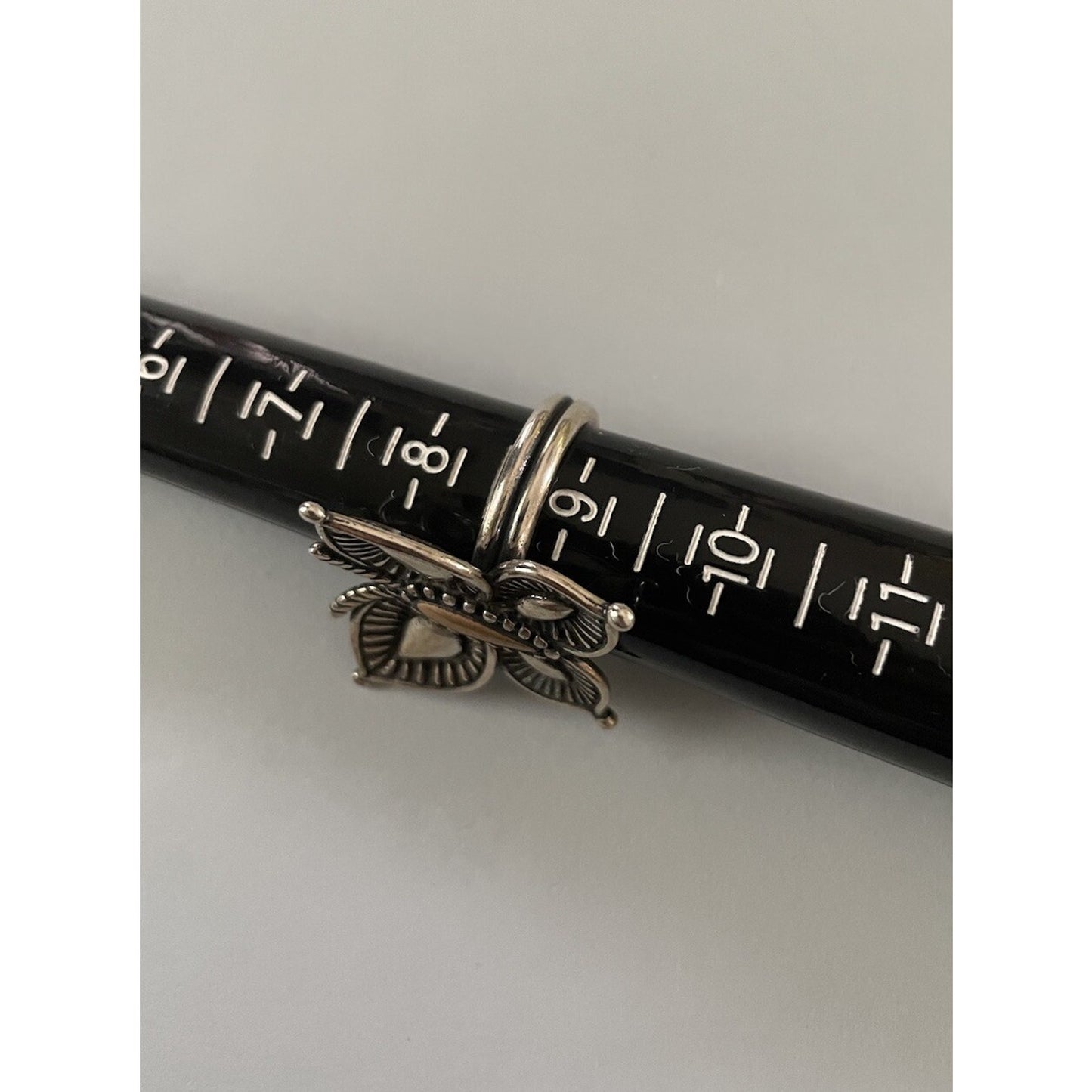 Brand New Retired James Avery Mariposa Butterfly Bronze & Silver Ring Size 8.5 Pre-Owned