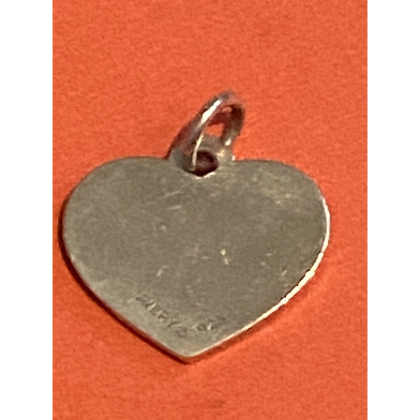 James Avery Retired Sterling Silver 2018 Year In Heart Charm Pre-Owned