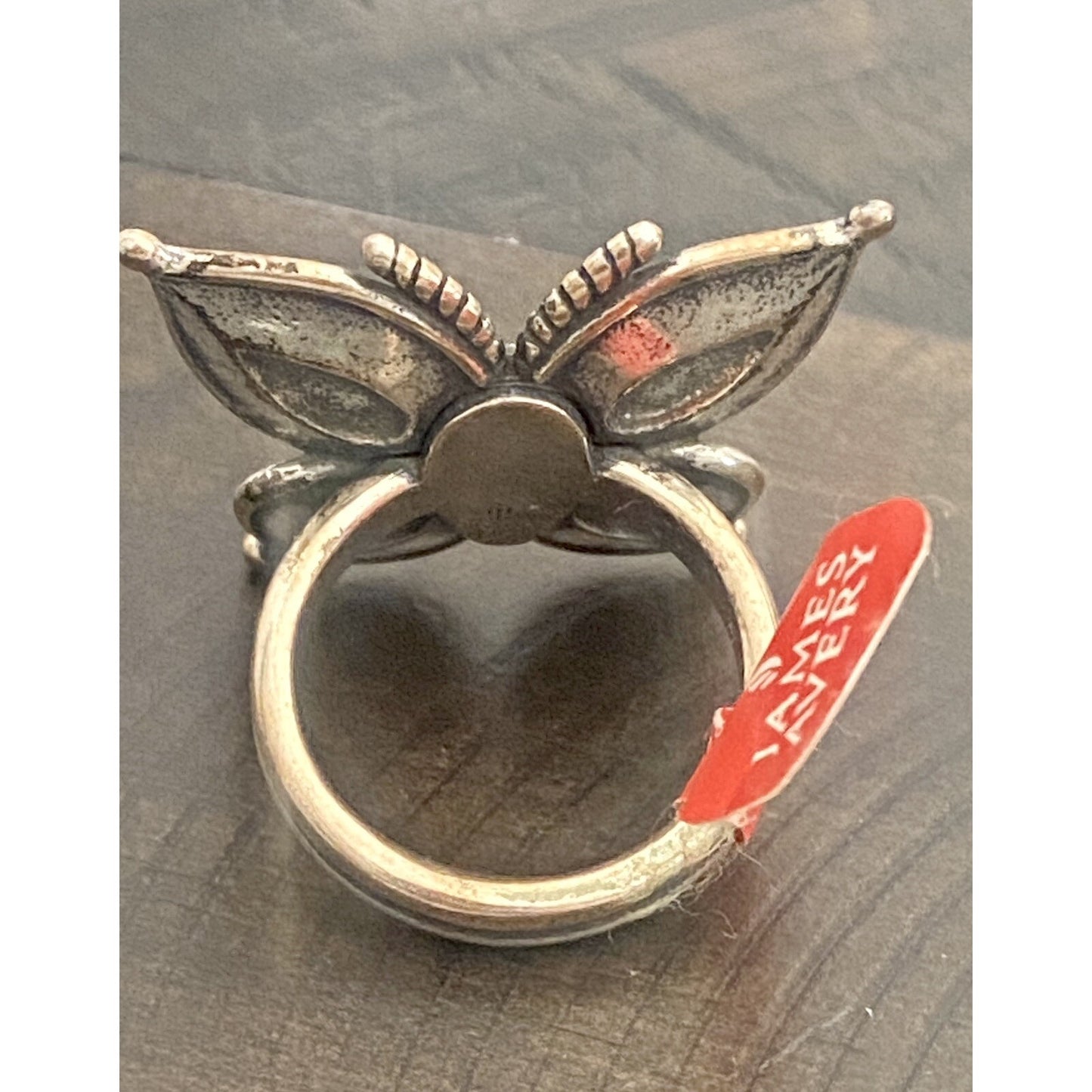 Brand New Retired James Avery Mariposa Butterfly Bronze & Silver Ring Size 8.5 Pre-Owned