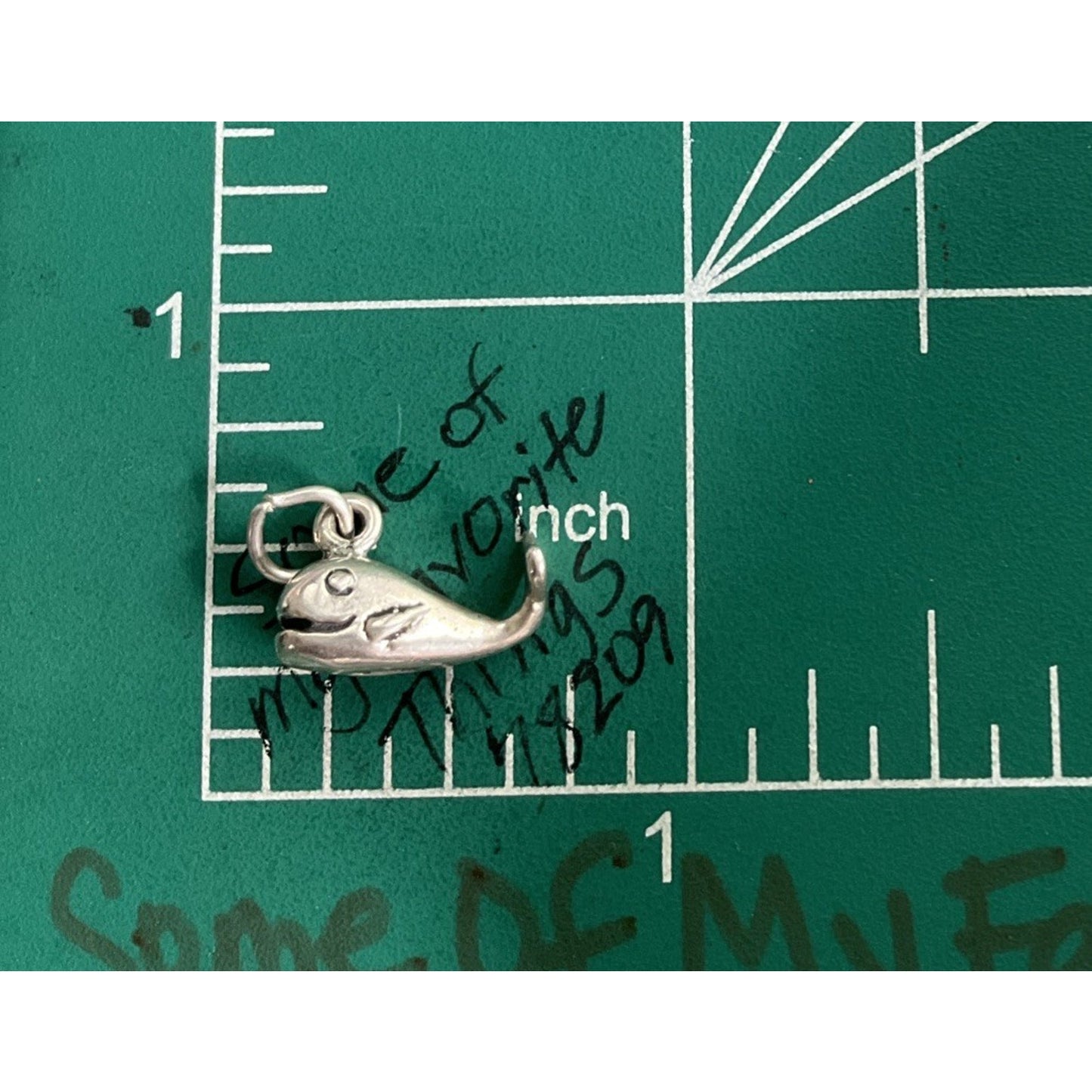 925 Sterling Silver Whale Charm