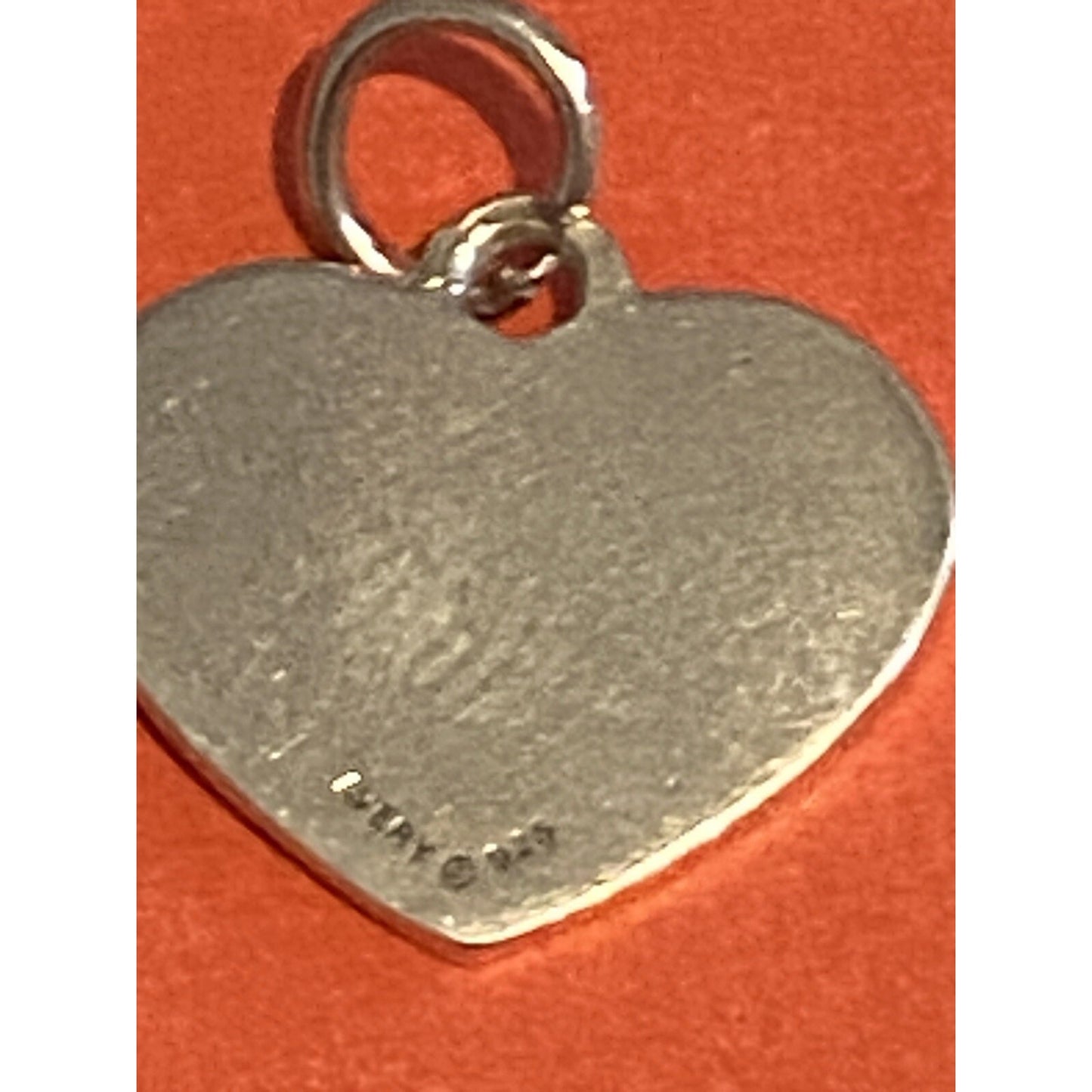 James Avery Retired Sterling Silver 2013 Year In Heart Charm Pre-Owned