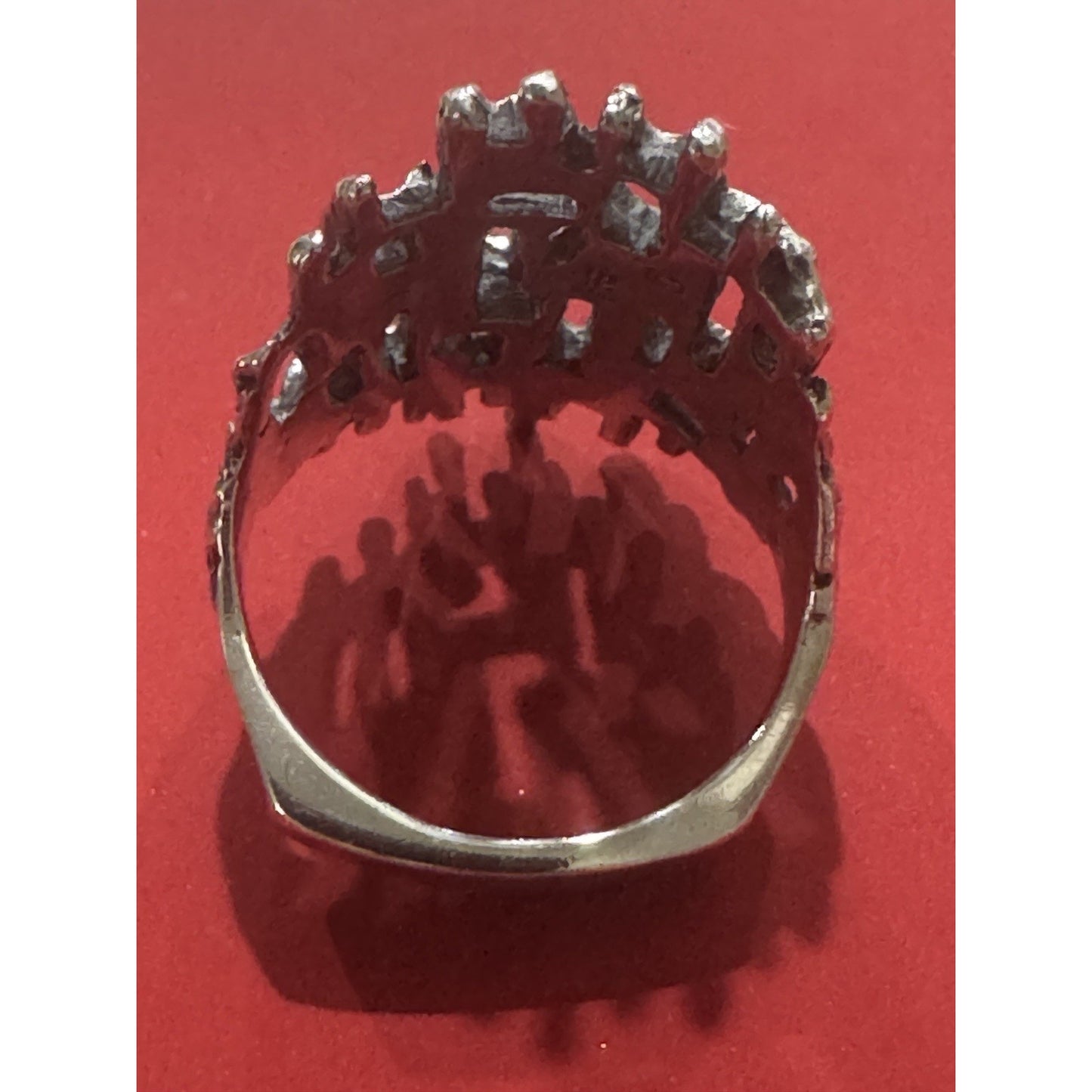 James Avery Retired Sterling Silver Brutalist Ring Size 8.5 Pre-Owned