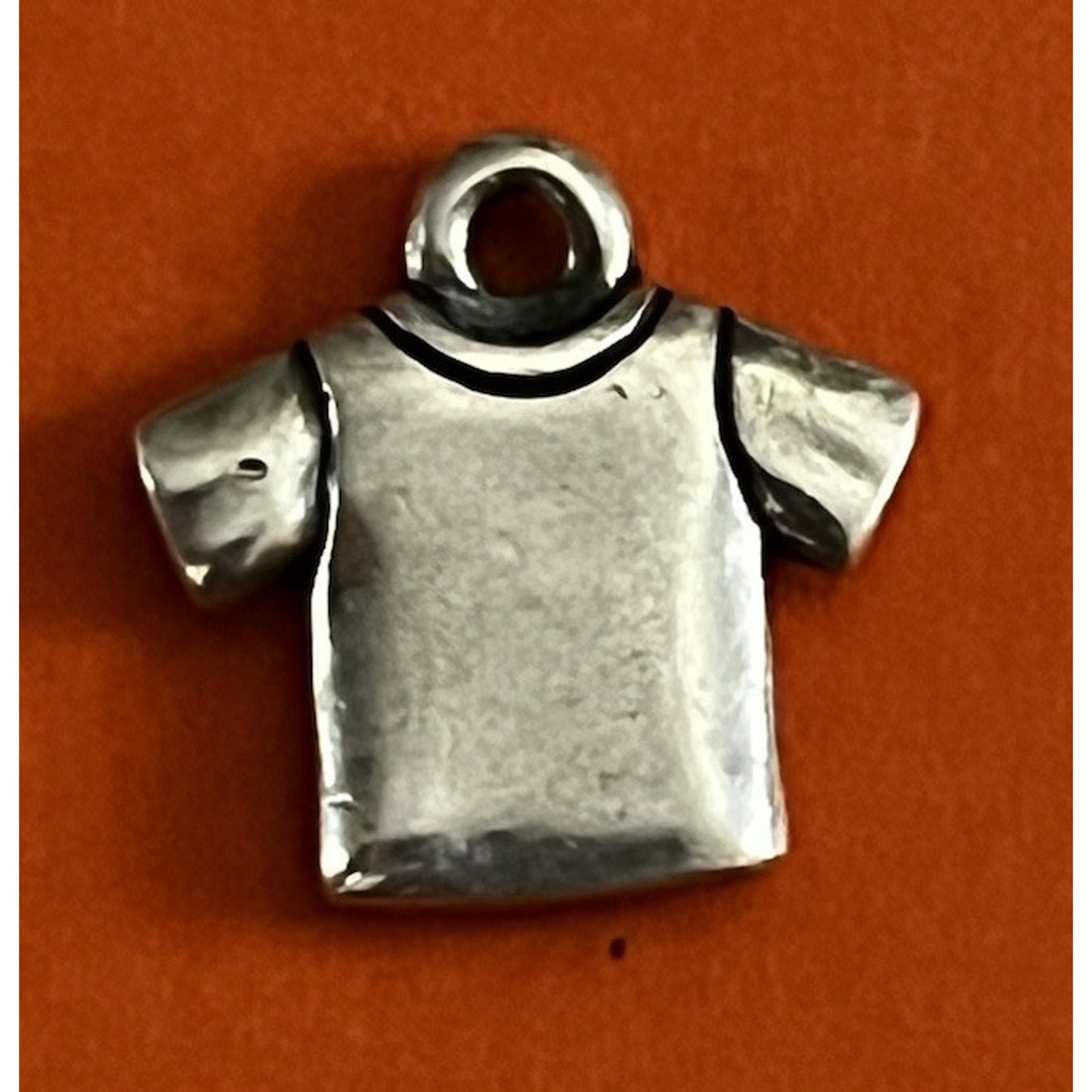 James Avery Retired Sterling Silver Jersey Shirt Charm Pre-Owned