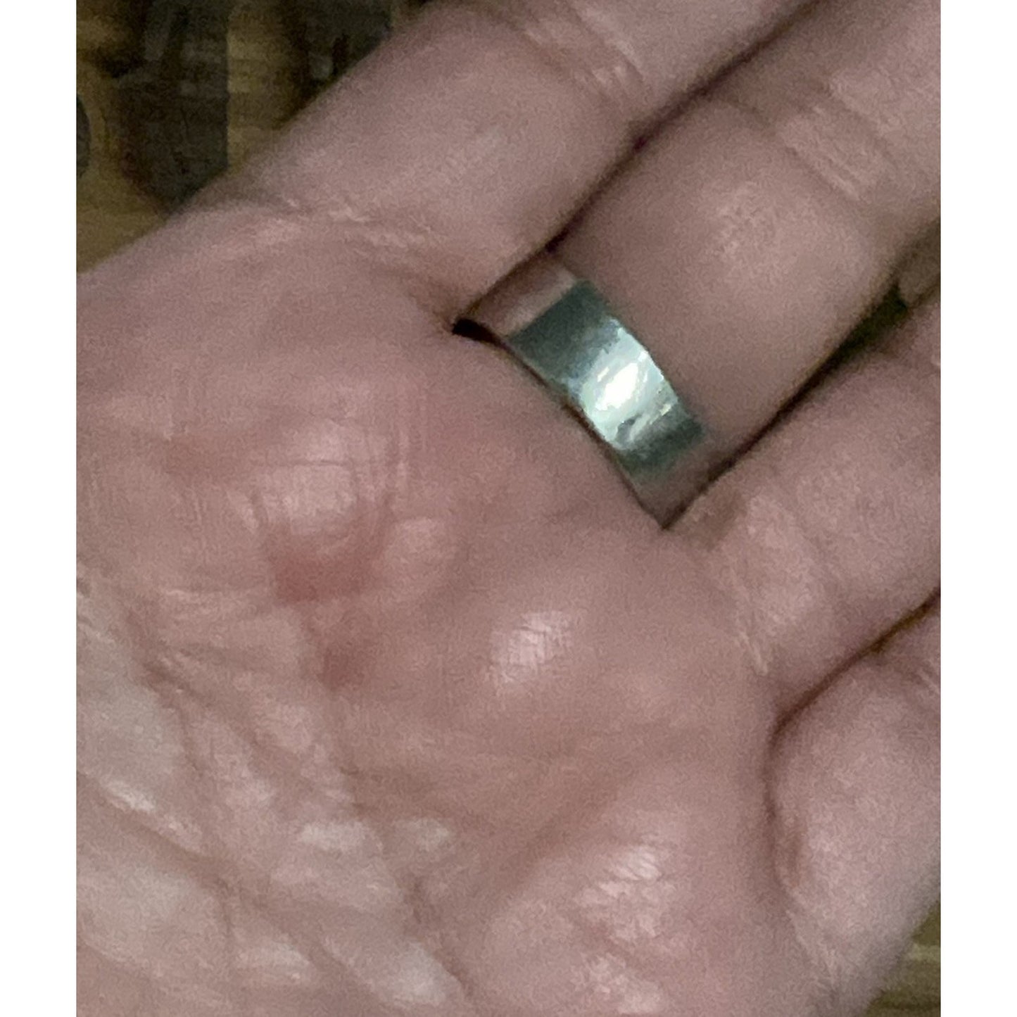 Vintage DC Sterling Silver Kingman Turquoise Ring Southwestern Navajo Sz 9 - 14g