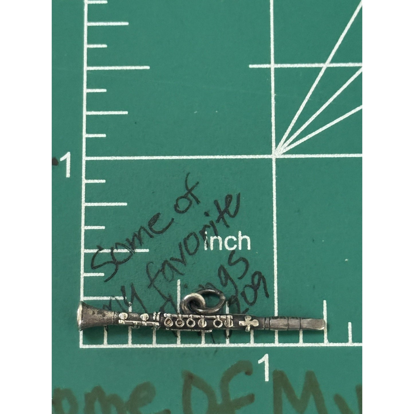 Pre owned Hard to Find James Avery Retired Silver Clarinet Charm Strong Stamp In JA Box