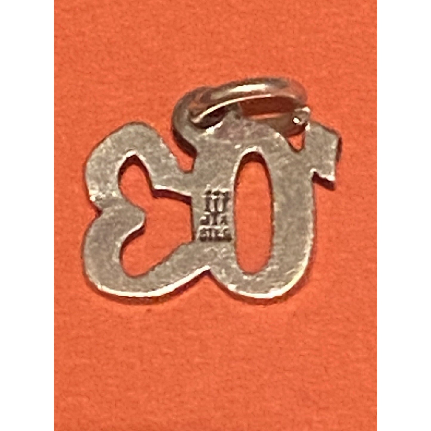 James Avery Retired Sterling Silver ‘03 Year Charm Pre-Owned