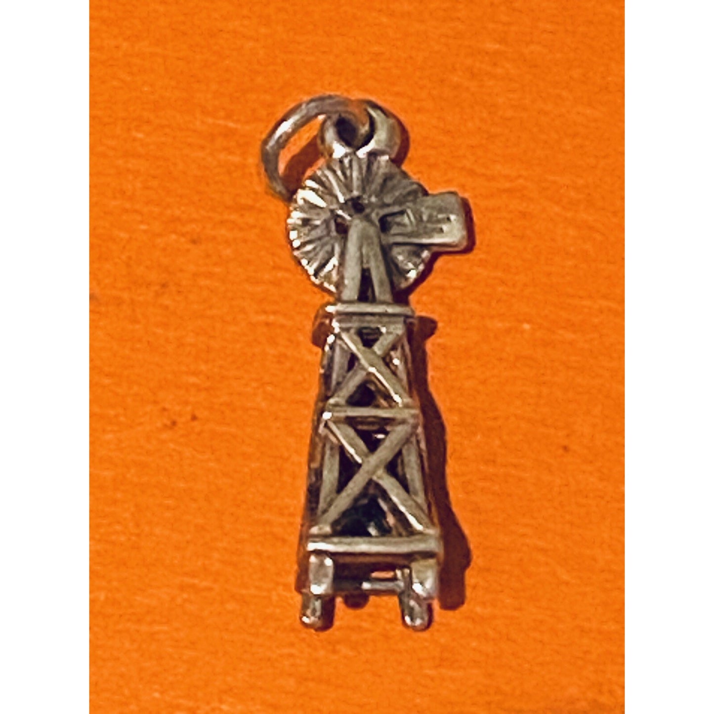James Avery Retired Hard to Find Silver 3D Windmill Charm Pre-Owned