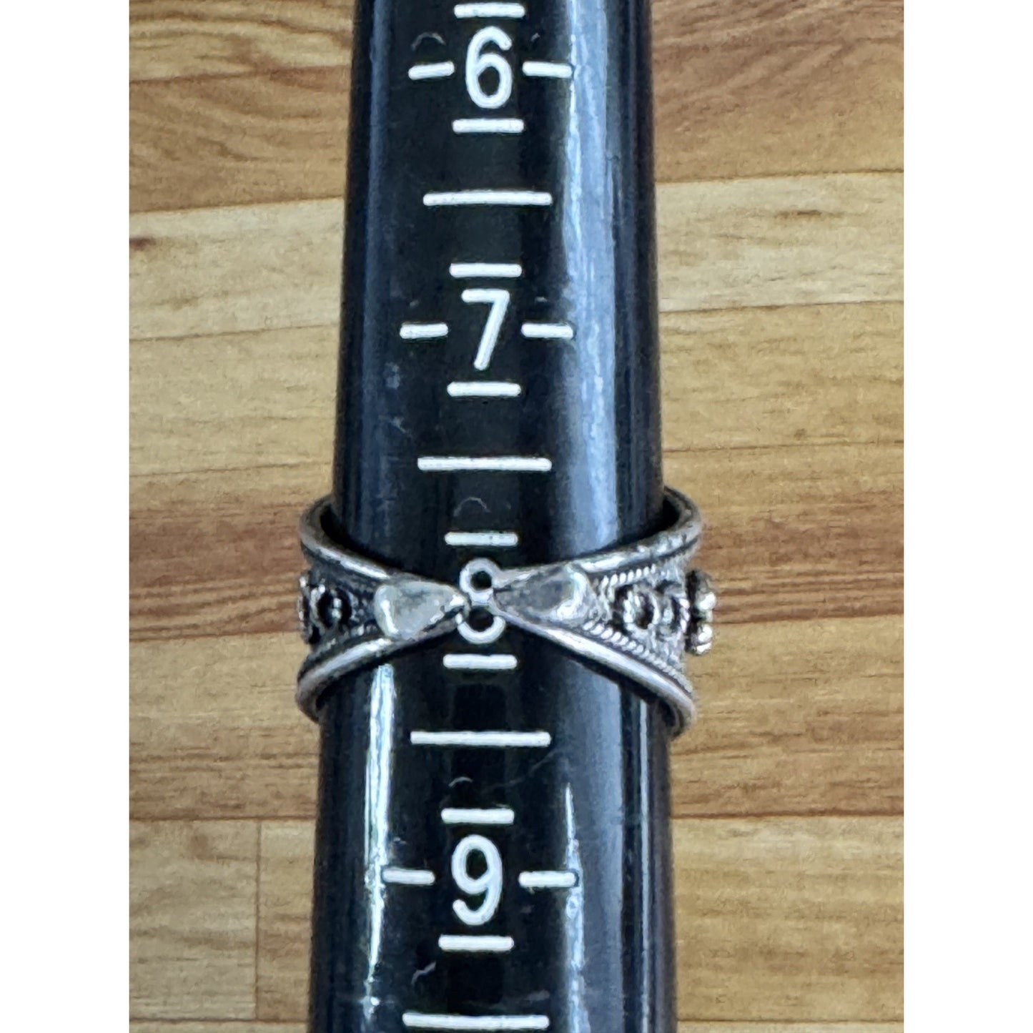 Vintage Tribal Sterling Silver 3 Stone Turquoise Saddle Ring Afghan Kuchi Sz 8