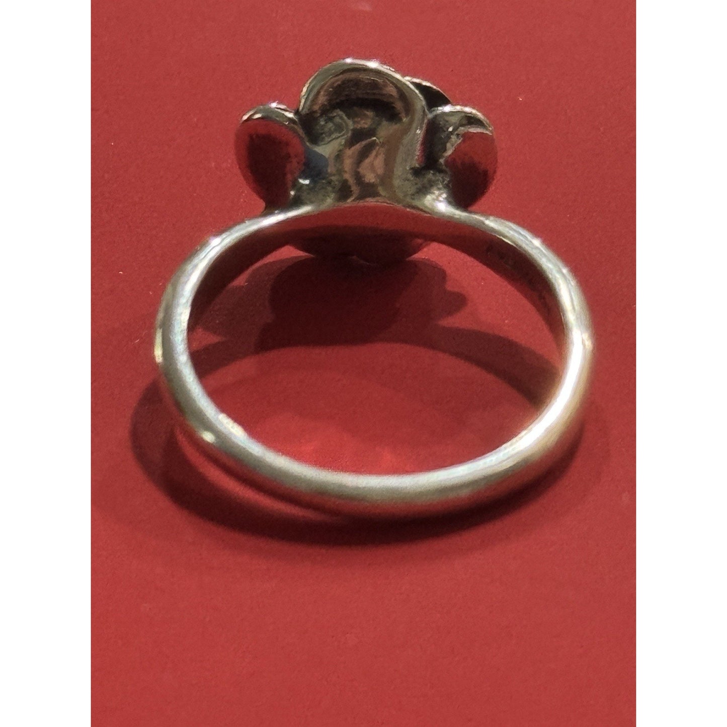 James Avery Retired Sterling Silver Rose Blossom Ring Size 9 Pre-Owned
