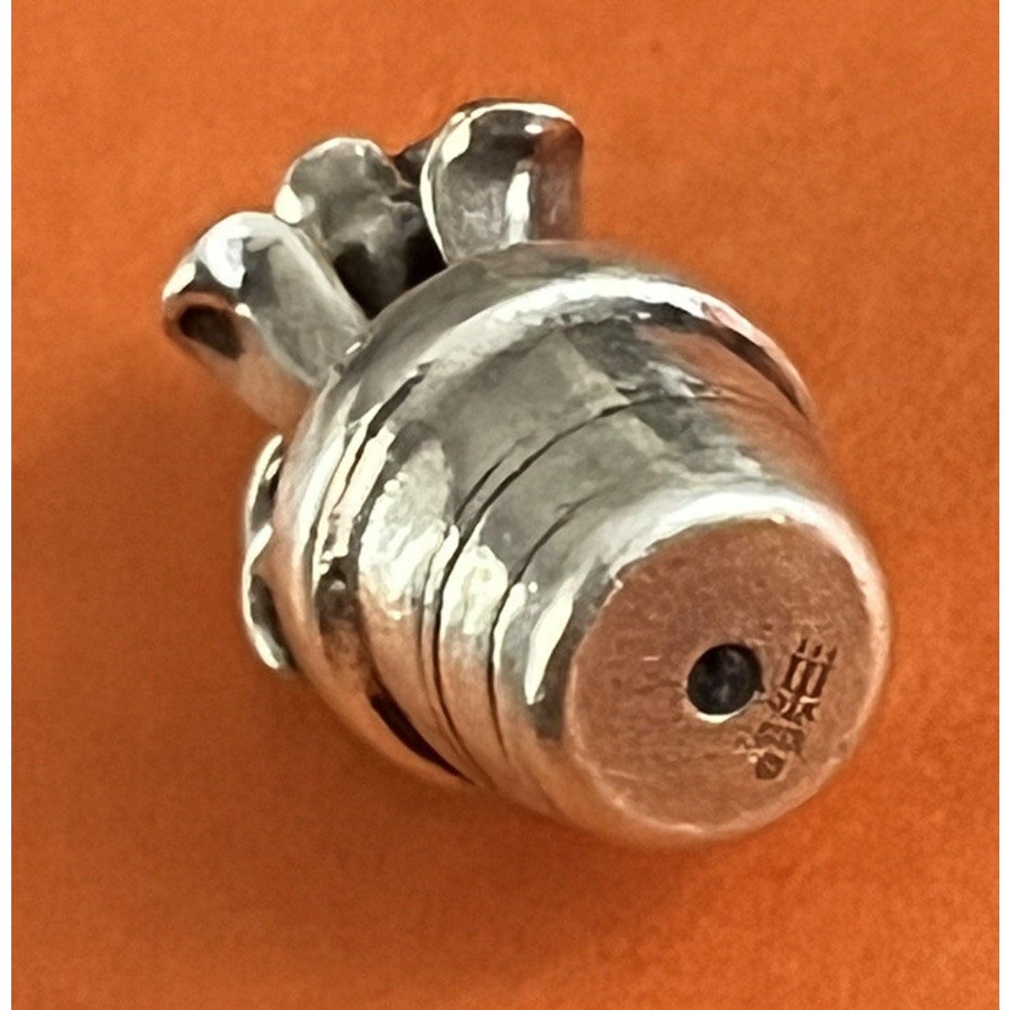 ORIGINAL RELEASE James Avery Retired Sterling Silver Tulip 🌷 Flower Pot Charm Pre-Owned