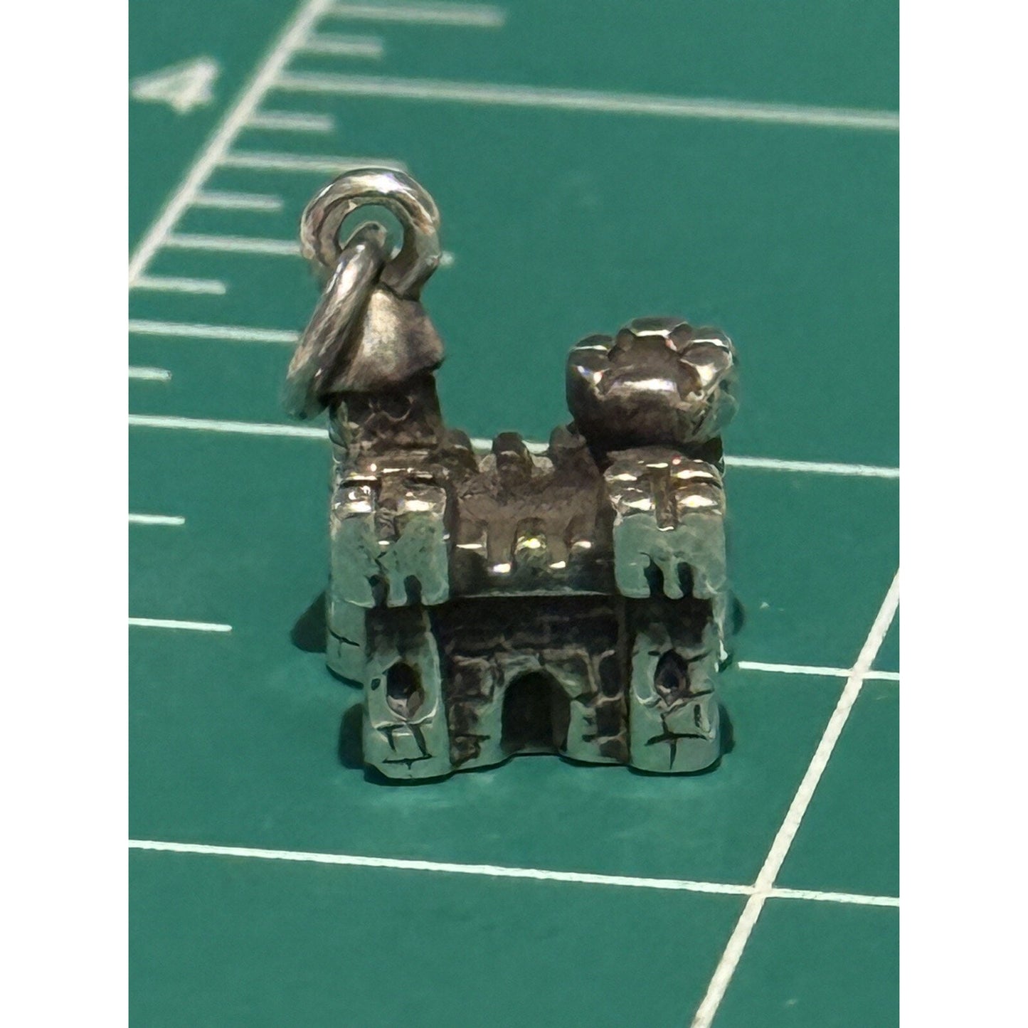 James Avery Retired Silver Sand Castle Beach Theme Charm Pre-Owned