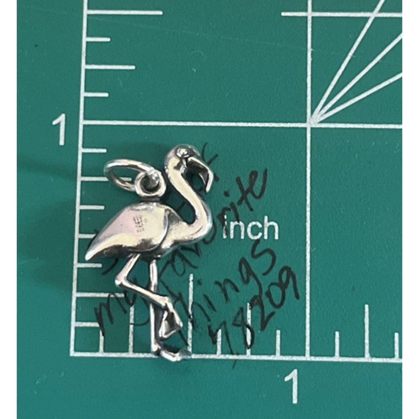 James Avery Retired Sterling Silver 3D Flamingo Charm Pre-Owned