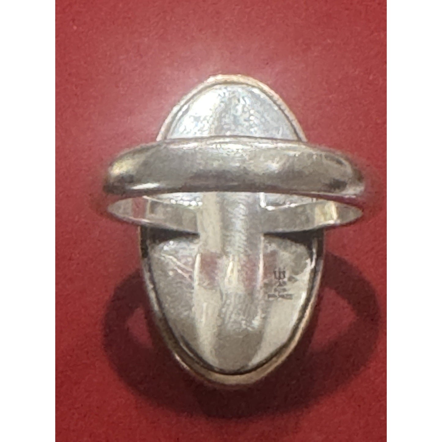 James Avery Retired Bronze & Sterling Silver Seraphina Angel Ring Size 10 Pre-Owned