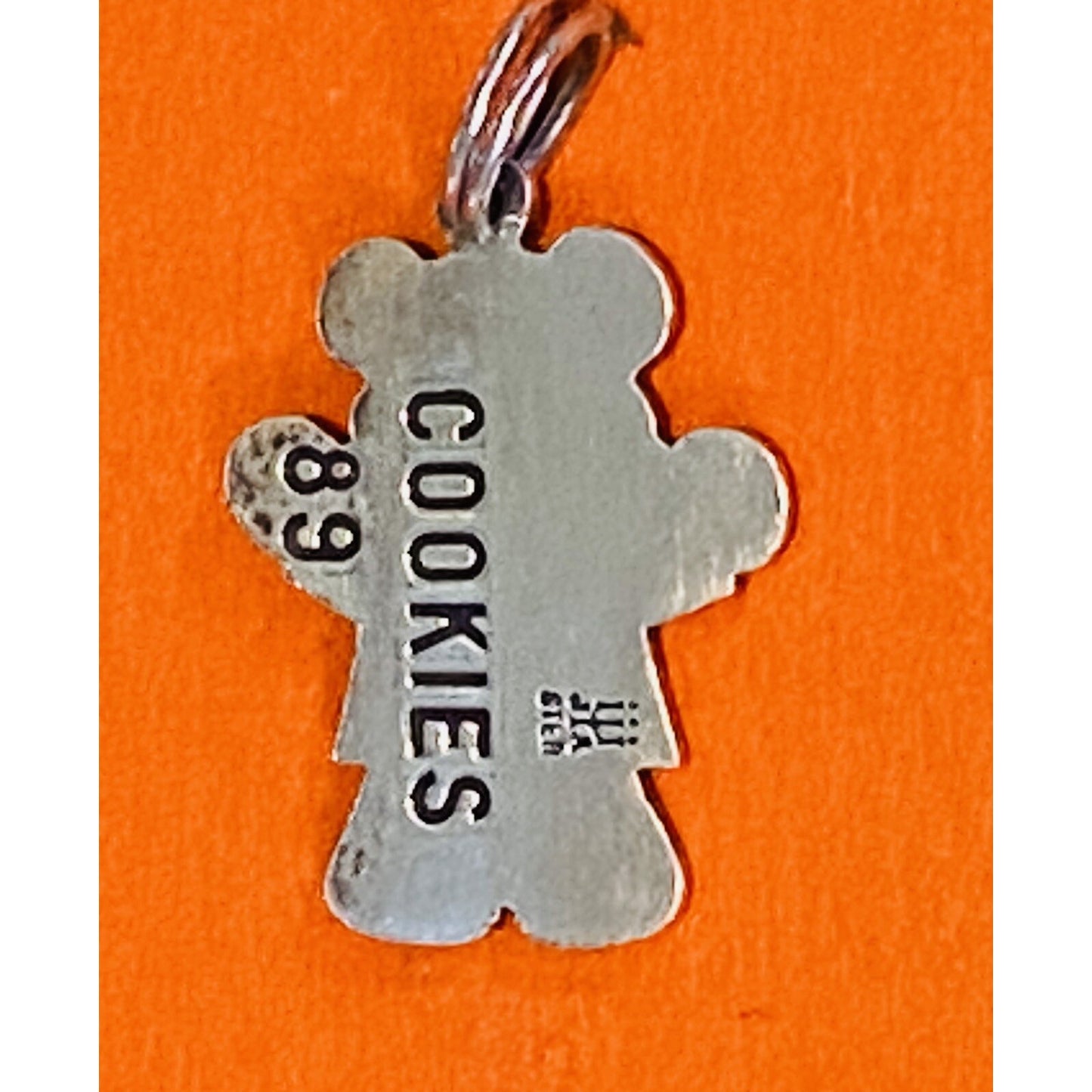 Pre owned James Avery Retired Silver Rare Girl Scout Cookies Teddy Bear 89 Charm