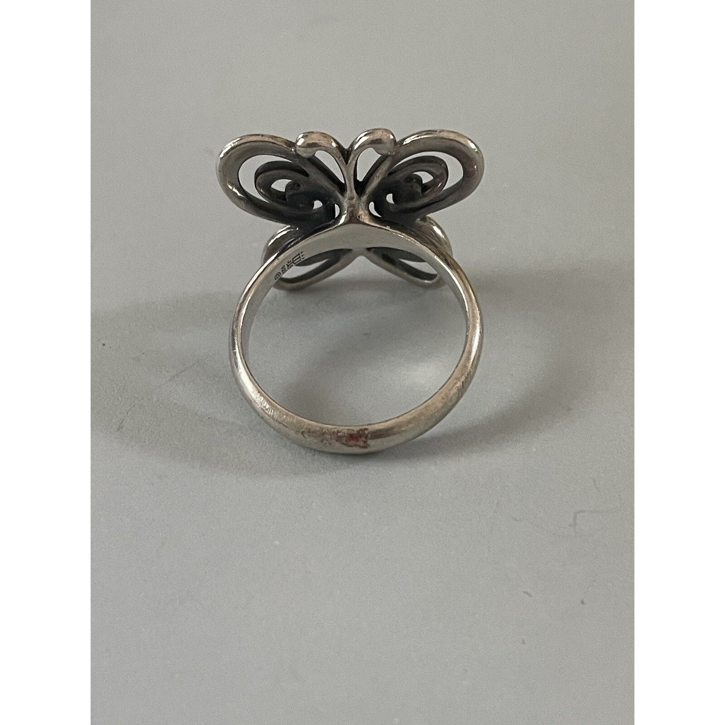 James Avery Retired Large Sterling Silver 3D Abounding Butterfly Ring Size 10.5 Pre-Owned