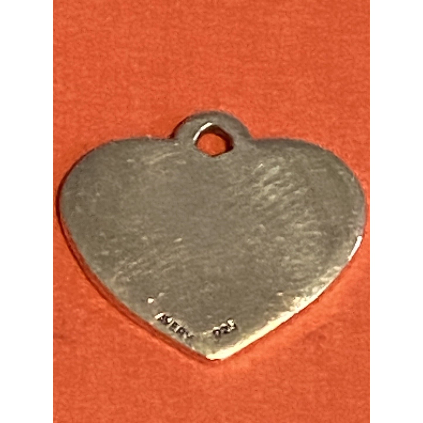 James Avery Retired Sterling Silver 2008 Year In Heart Charm Pre-Owned