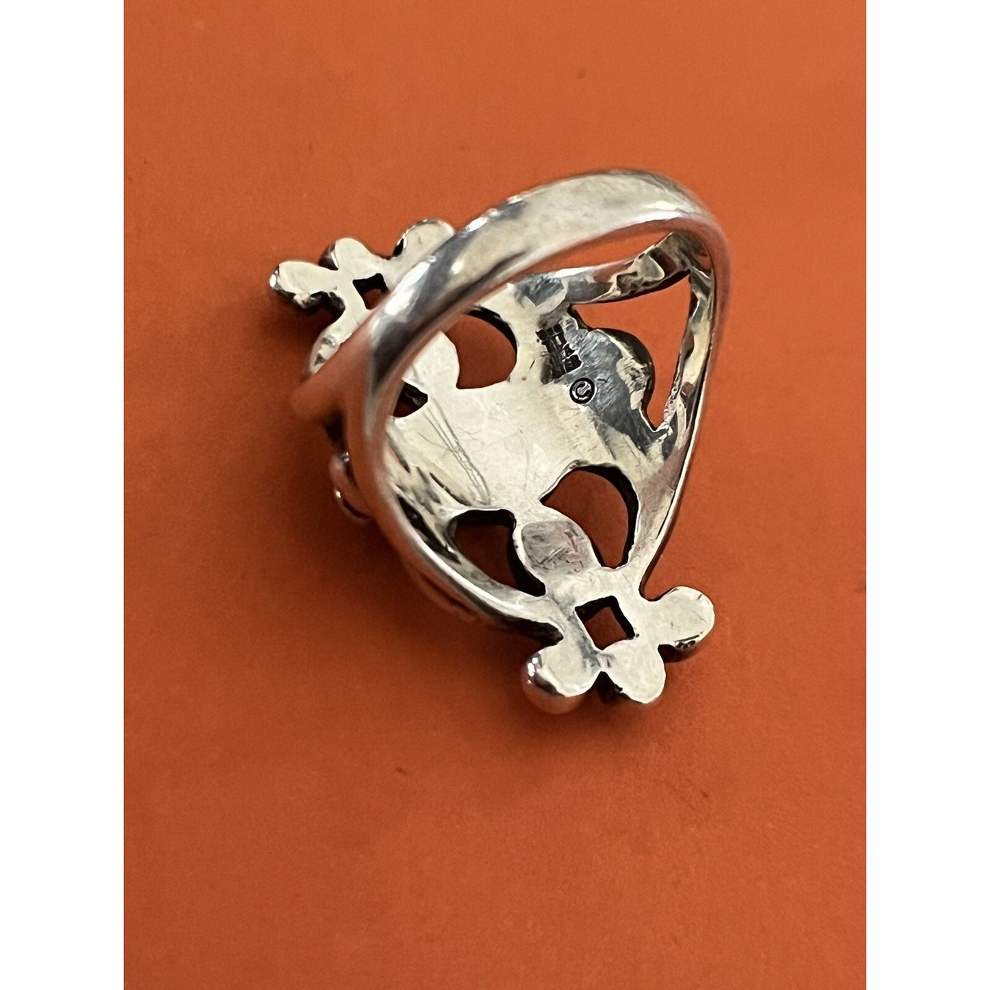 James Avery Retired Sterling Silver Glorietta Ring Size 9 Pre-Owned