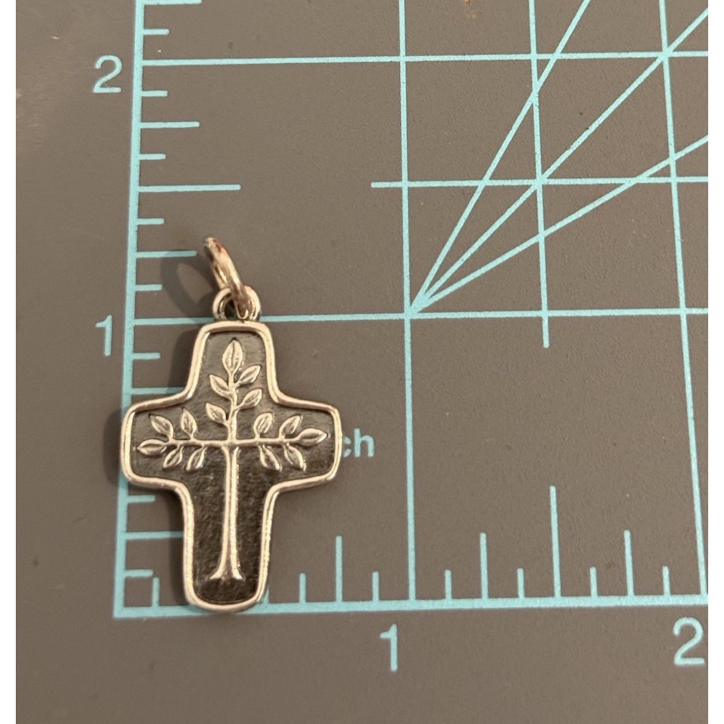 Pre Owned James Avery RARE Retired Sterling Silver Tree of Life Charm or Pendant