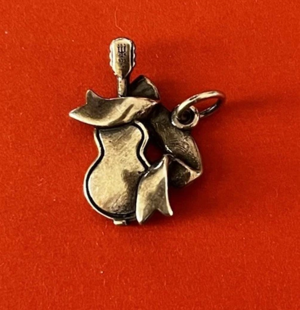 Preowned James Avery Retired Sterling Silver Tennessee Country Guitar Charm