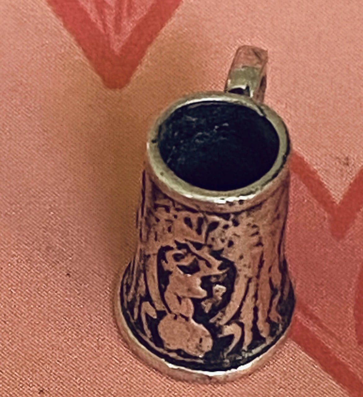 Preowned James Avery Retired Rare HTF Silver Beer Stein Charm