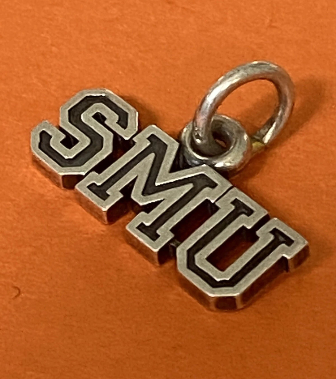 Preowned James Avery Retired Silver HTF SMU Charm