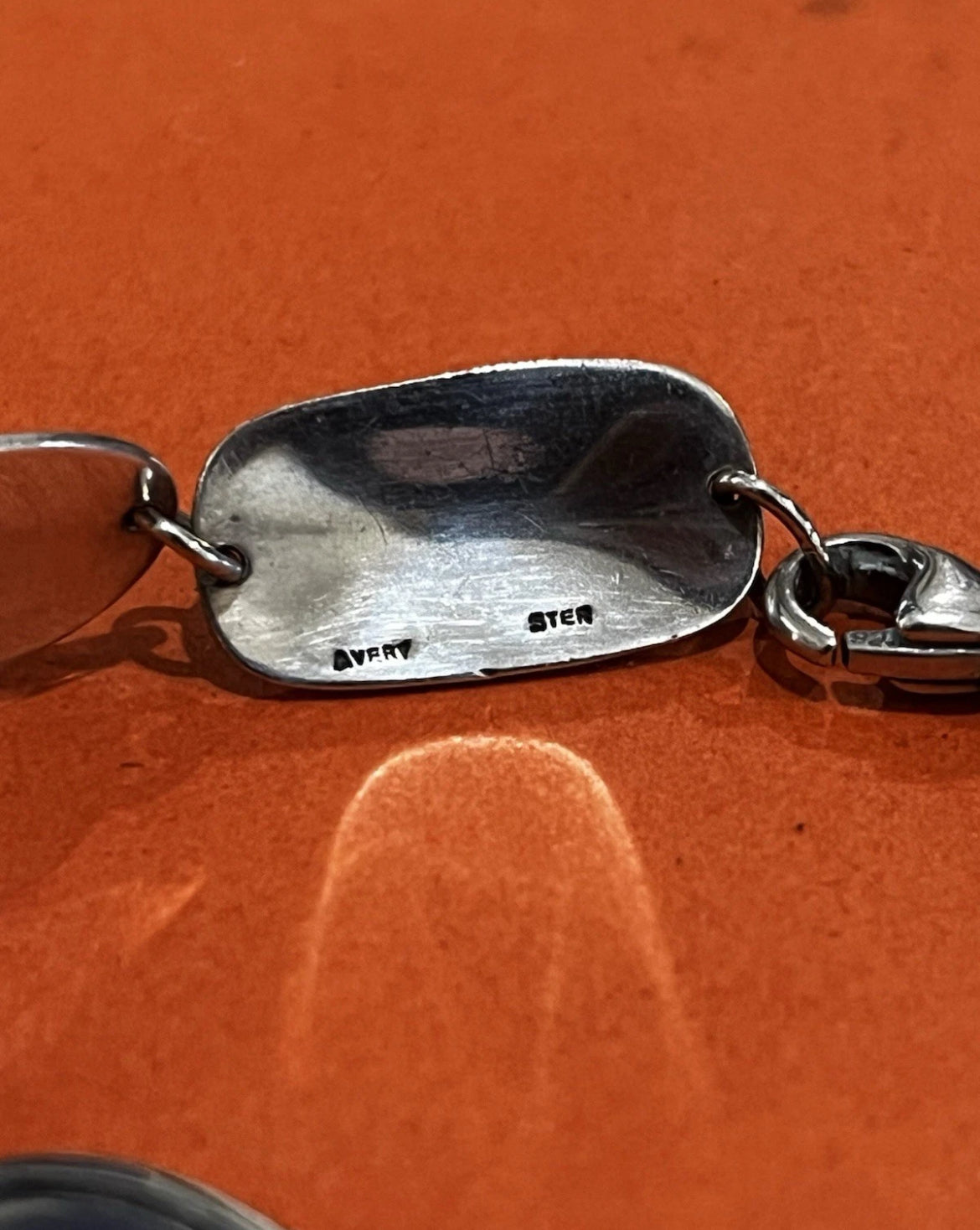 Preowned James Avery Retired Sterling Silver Oval Link Bracelet 7”