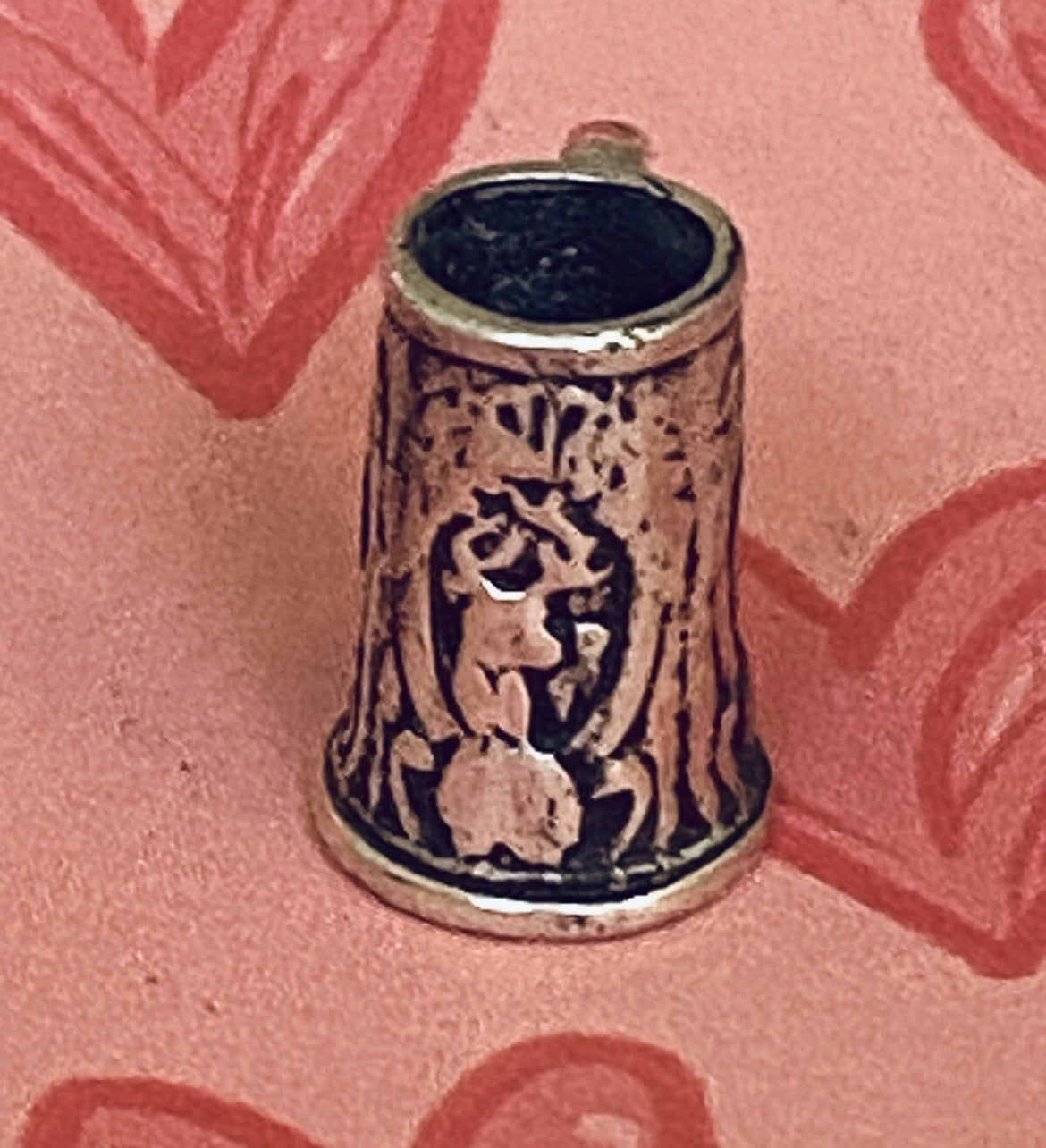 Preowned James Avery Retired Rare HTF Silver Beer Stein Charm