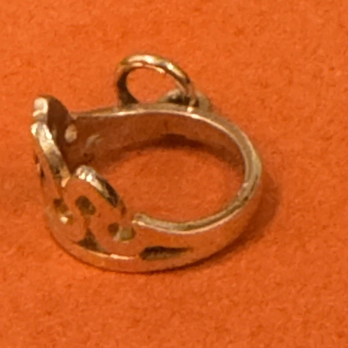Preowned James Avery Retired 14k Gold Tiera Princess Crown Charm w/ Box and Pouch