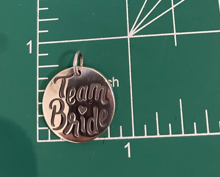 Preowned James Avery Silver Retired “Team Bride” Charm