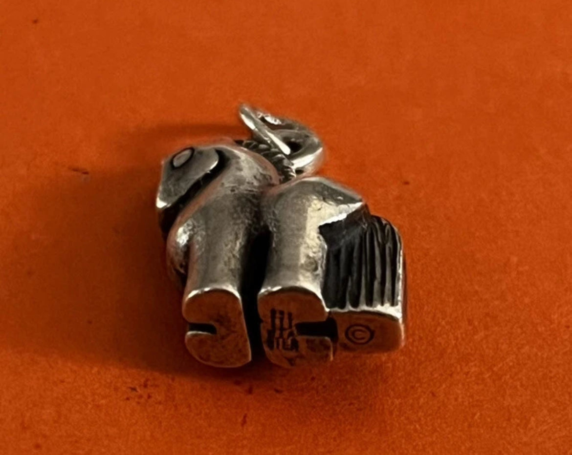 Preowned James Avery Retired HTF Sterling Silver 3D Trojan Horse Charm