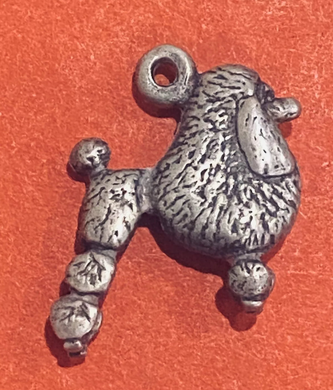 Preowned James Avery Retired Vintage Silver Poodle Charm