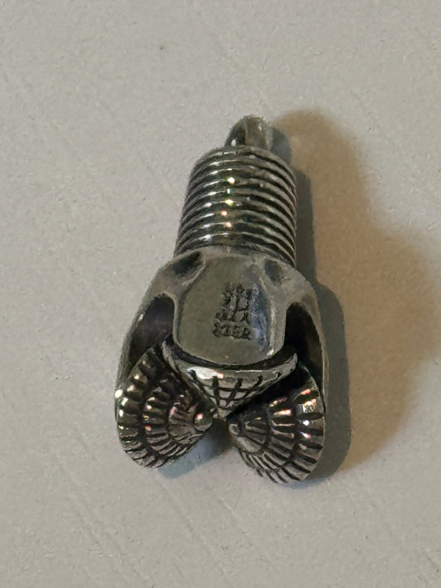 Pre Owned James Avery Retired Silver Oil Drill Bit Charm