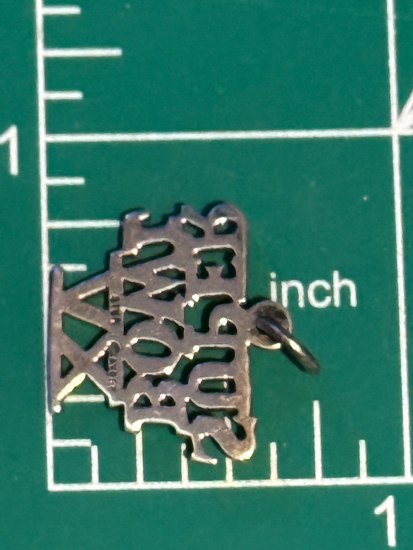 Pre Owned James Avery Retired RARE 1981 Super Bowl XV Raiders vs Eagles Silver Charm